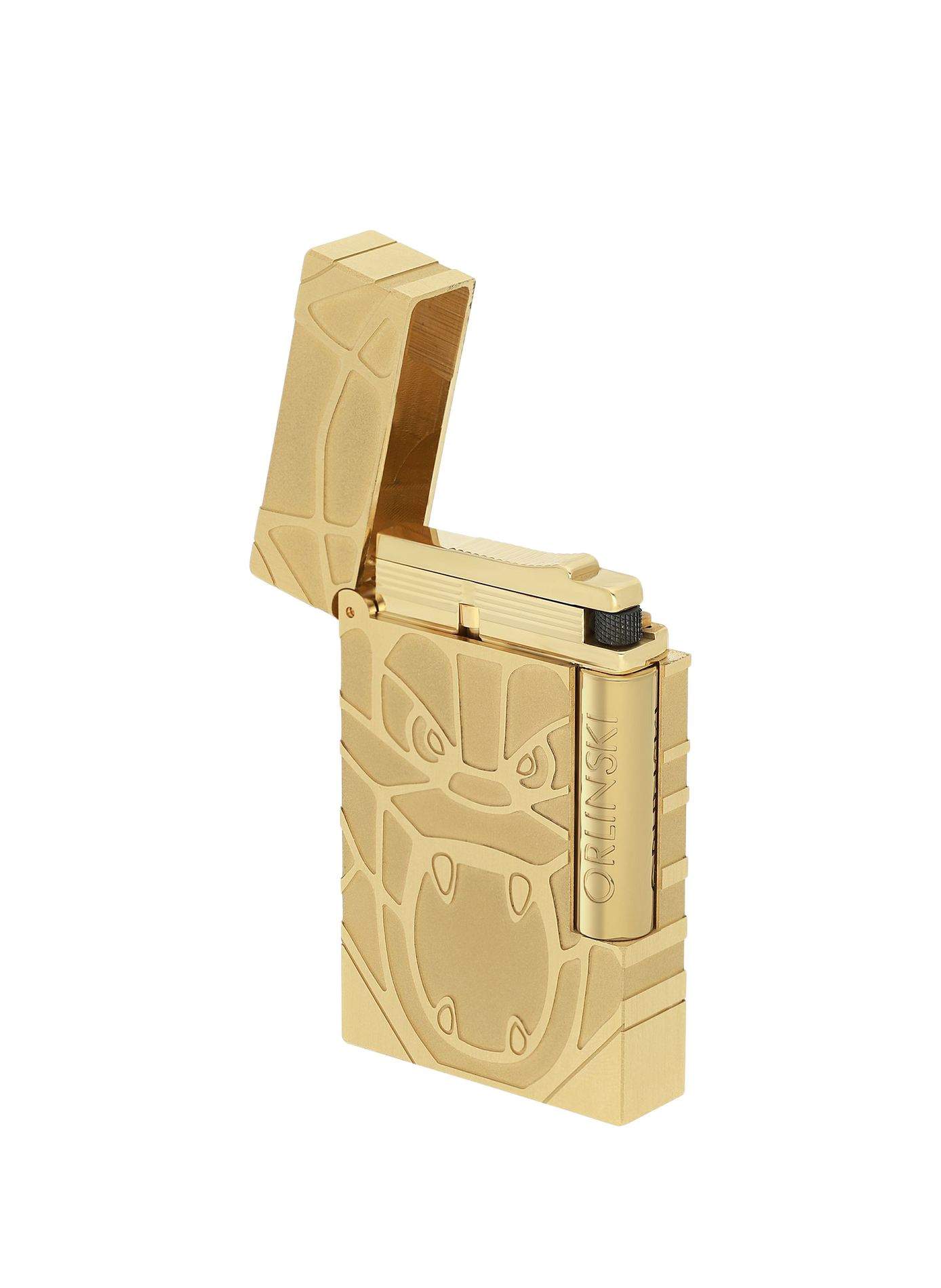 Brushed Lighter Line 2 Orlinski S.T. DUPONT Golden