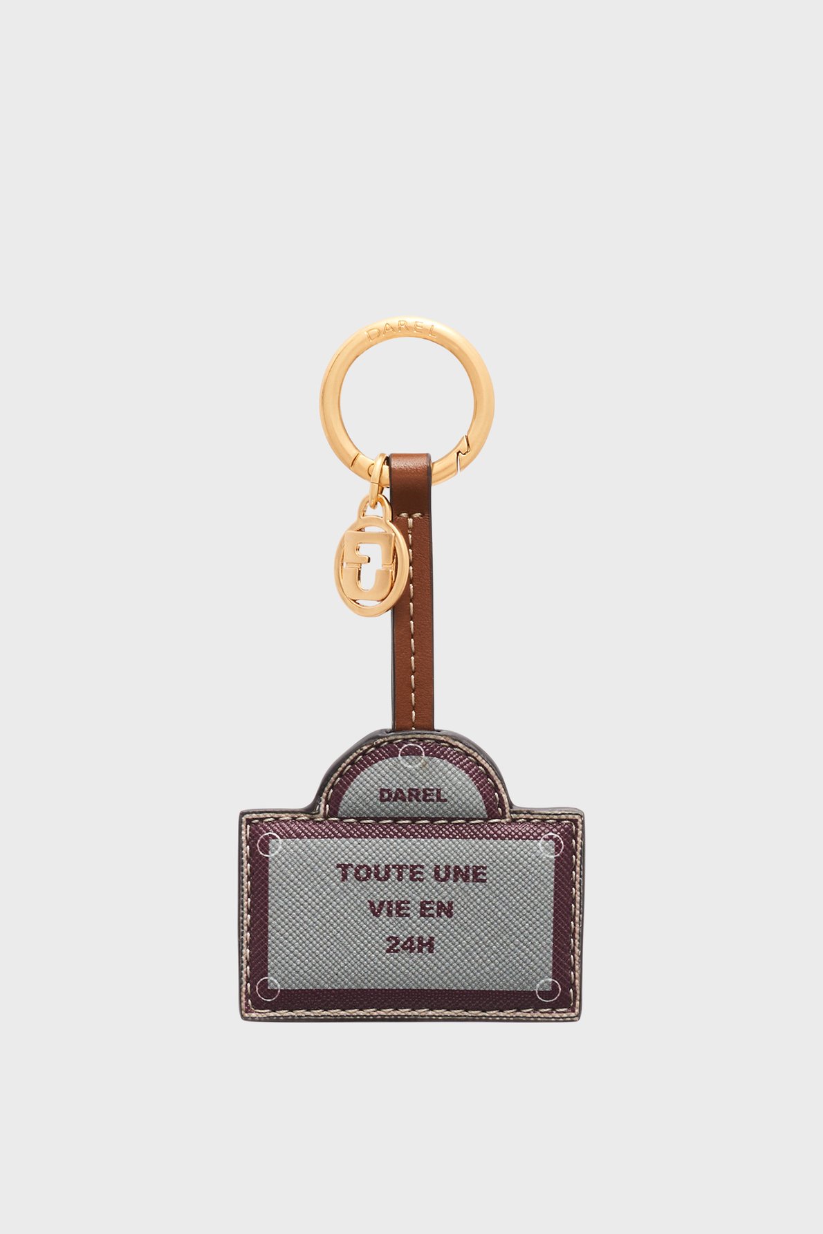 Charm en toile enduite et cuir –une vie en 24h GERARD DAREL Multicolore