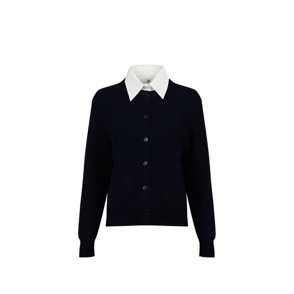 Cardigan droit à col chemise Cardigan droit à col chemise
