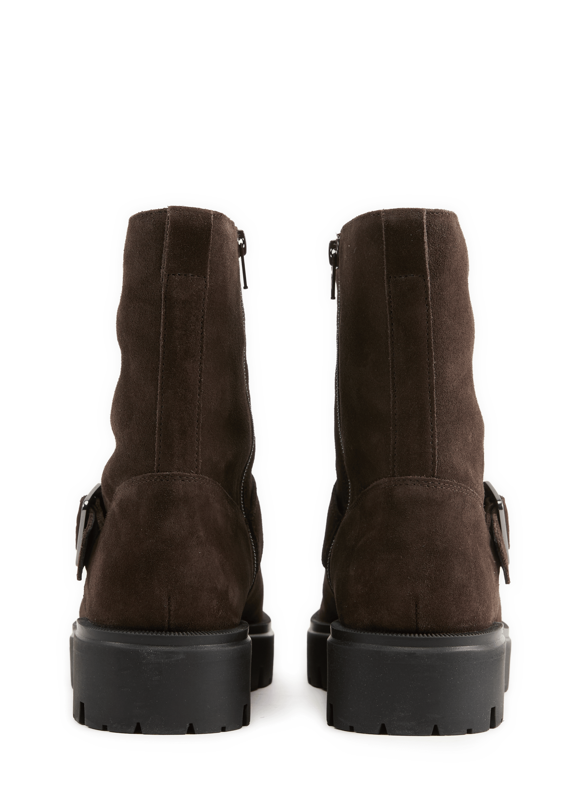 Leather ankle boots GEOX Brown