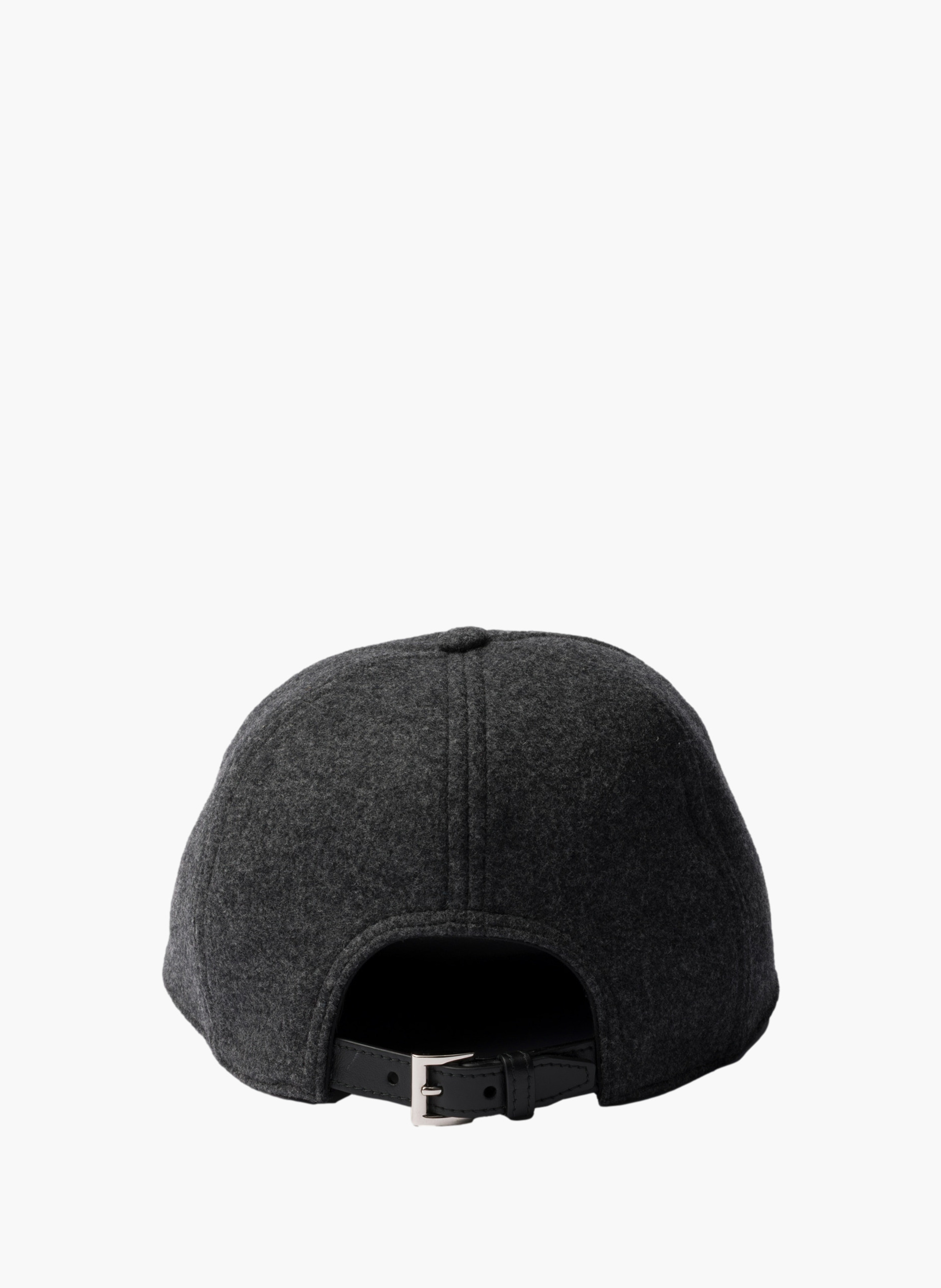 Casquette de baseball en tissu PRADA Gris