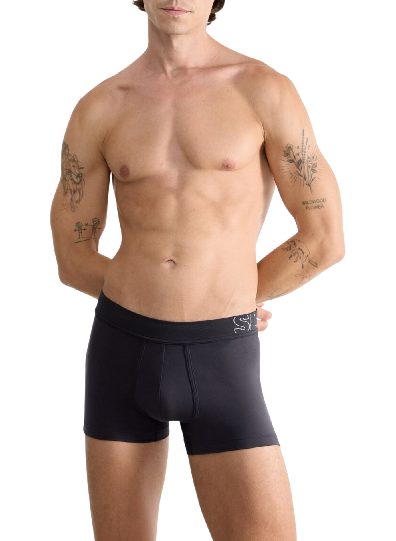 Cotton-blend boxers SLOGGI Grey