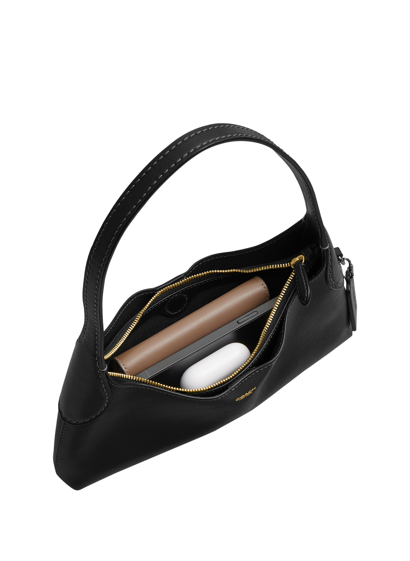 BROOKLYN 26 leather shoulder bag COACH Black