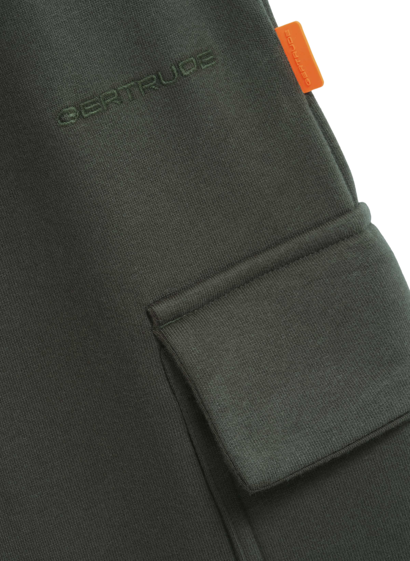 Robin wide-leg cotton-blend sweatpants GERTRUDE Green