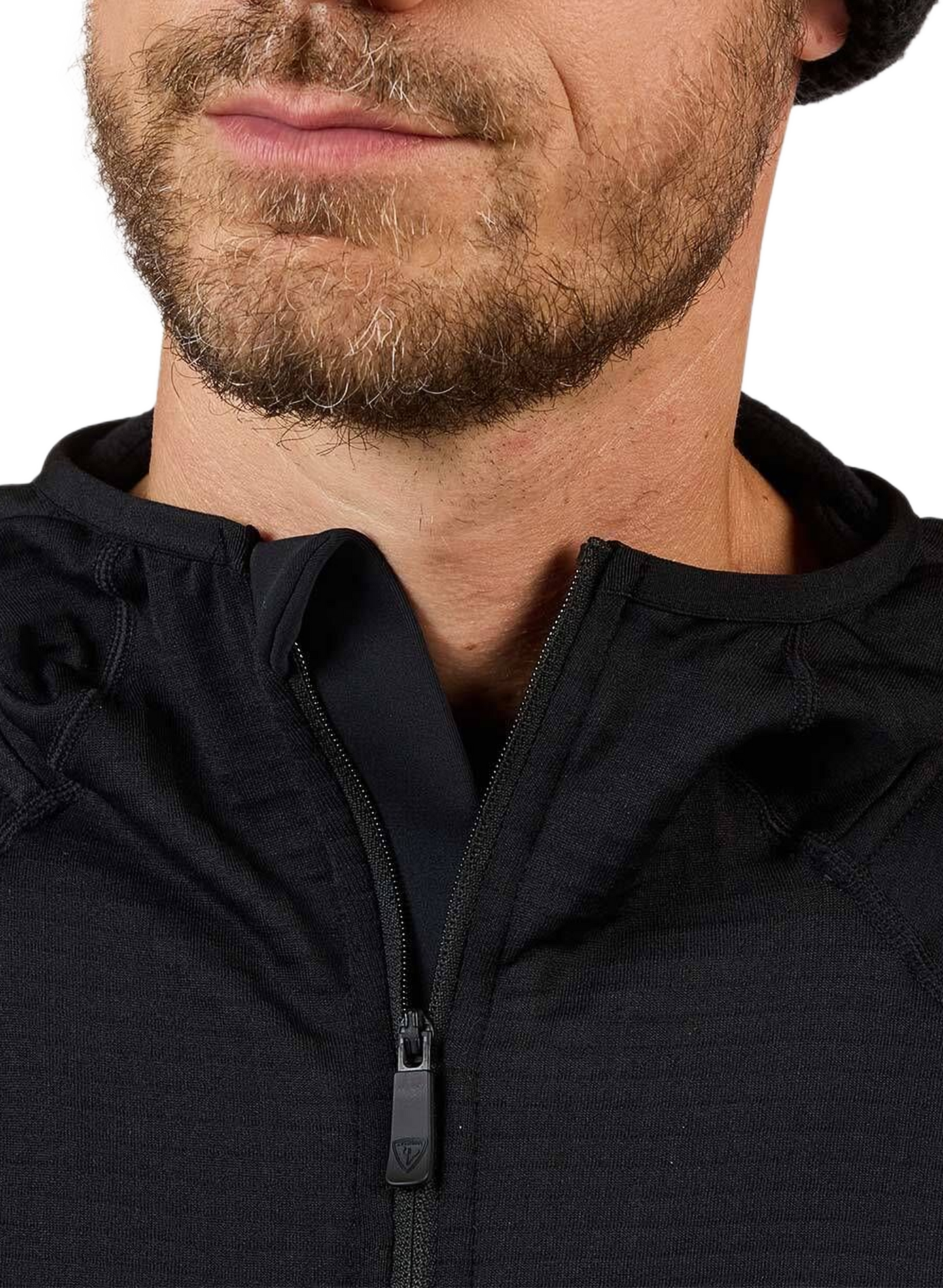 Veste polaire zippée à capuche ROSSIGNOL Negro