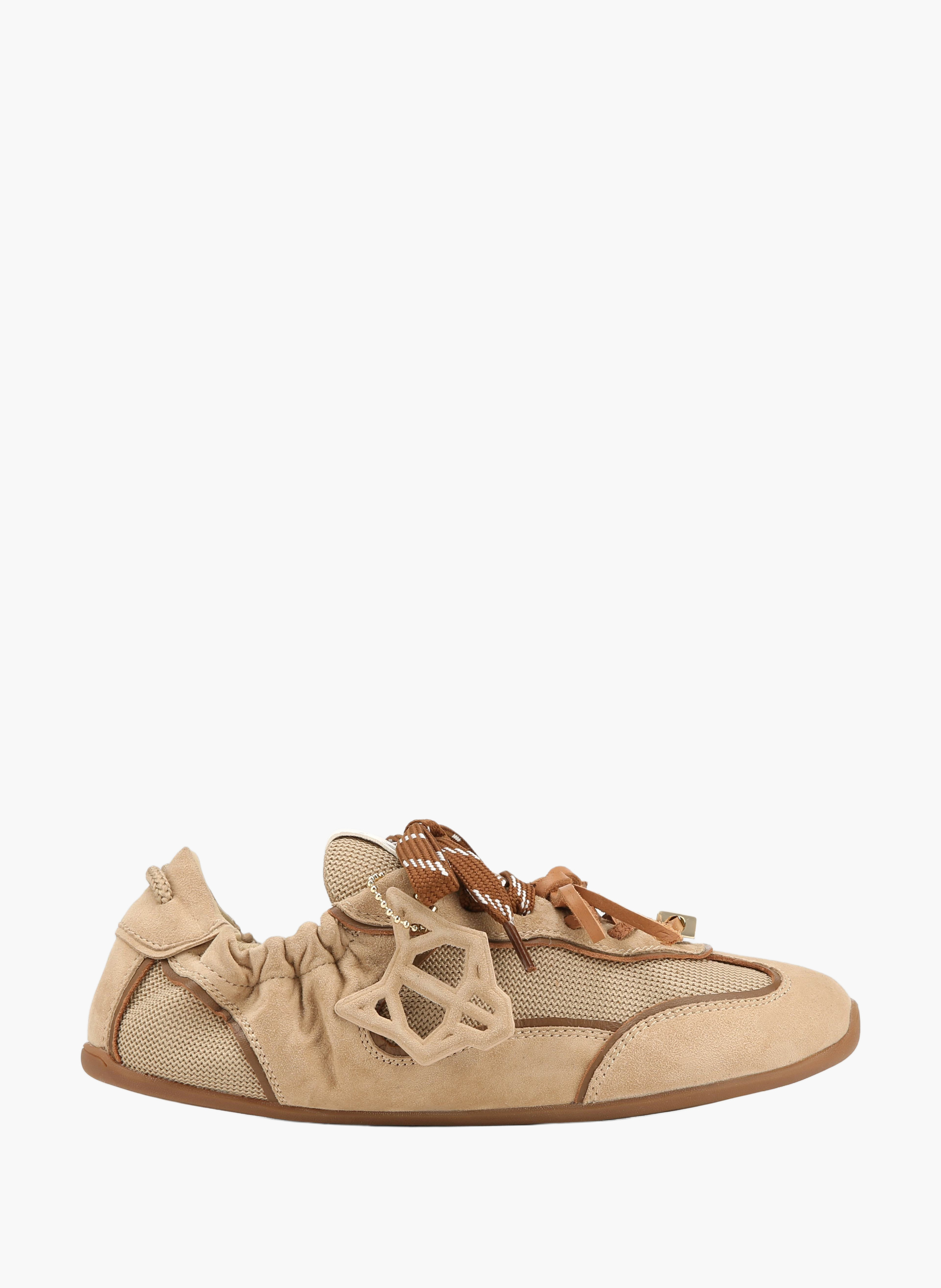 Soul-sneakers van suède NAKED WOLFE Beige