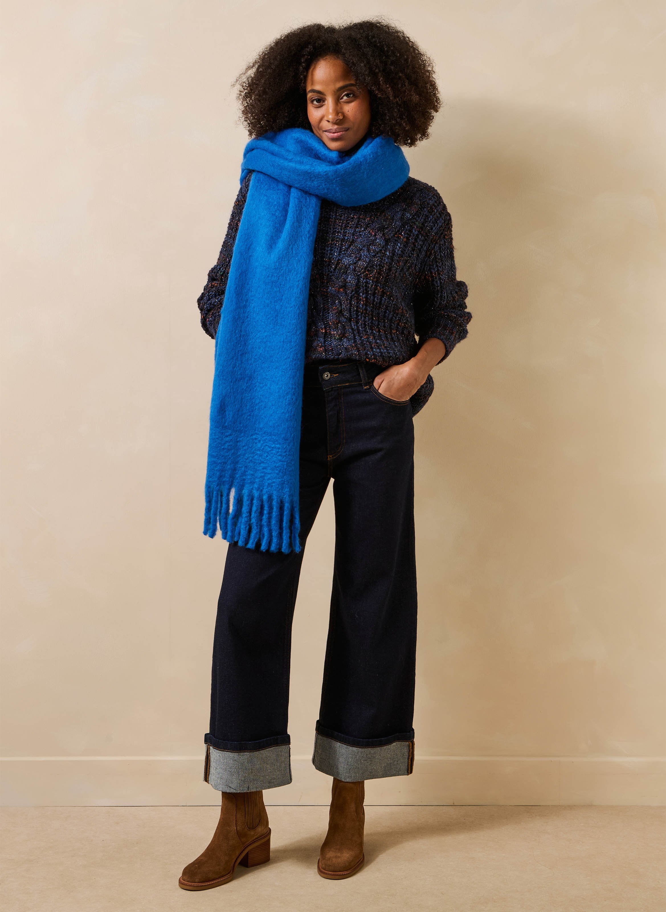 Sjaal LA FEE MARABOUTEE Blauw