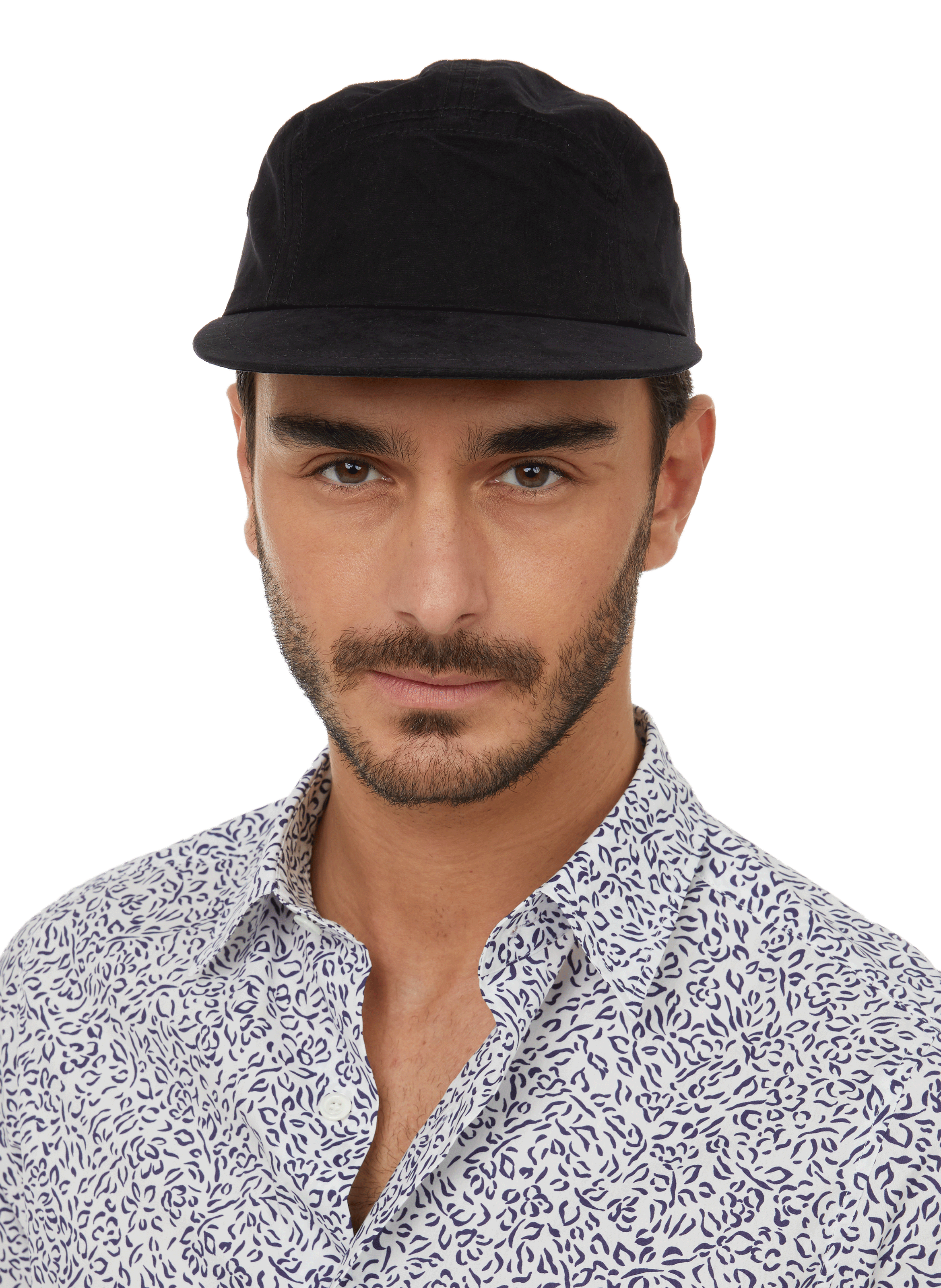 Casquette classique en coton et nylon BRUMMELL Noir