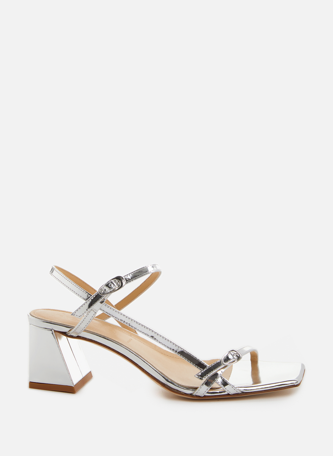Greta heeled sandals in leather AEYDE