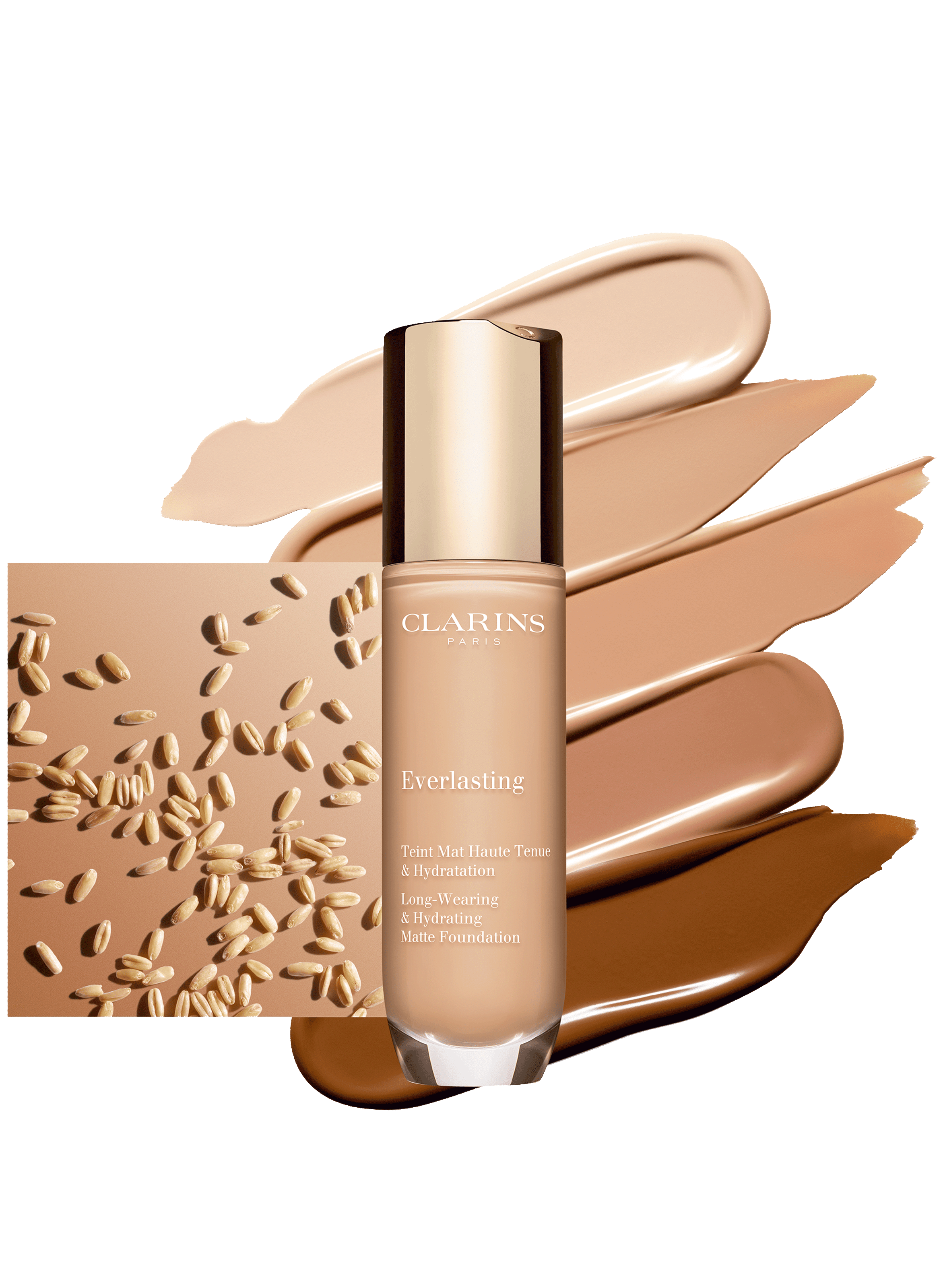 Everlasting - Fond de teintTeint Mat Haute Tenue & Hydratation CLARINS 107c beige