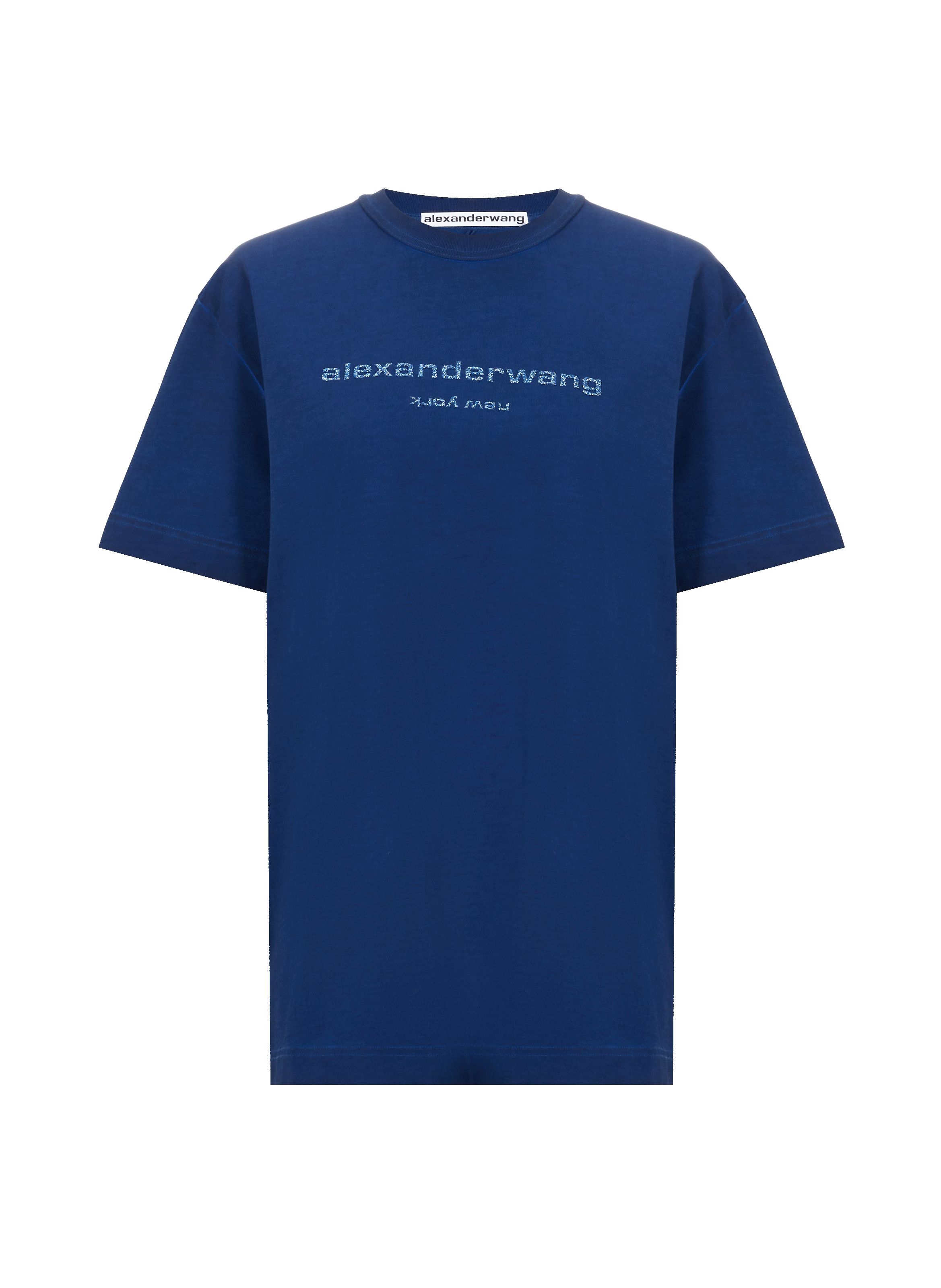 ALEXANDER WANG T-shirt en coton  Bleu