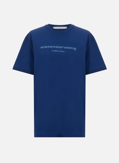 Blue cotton t-shirtALEXANDER WANG 