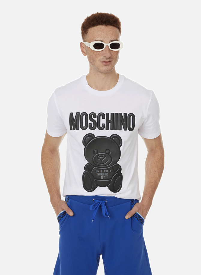 T-shirt Bear en coton MOSCHINO