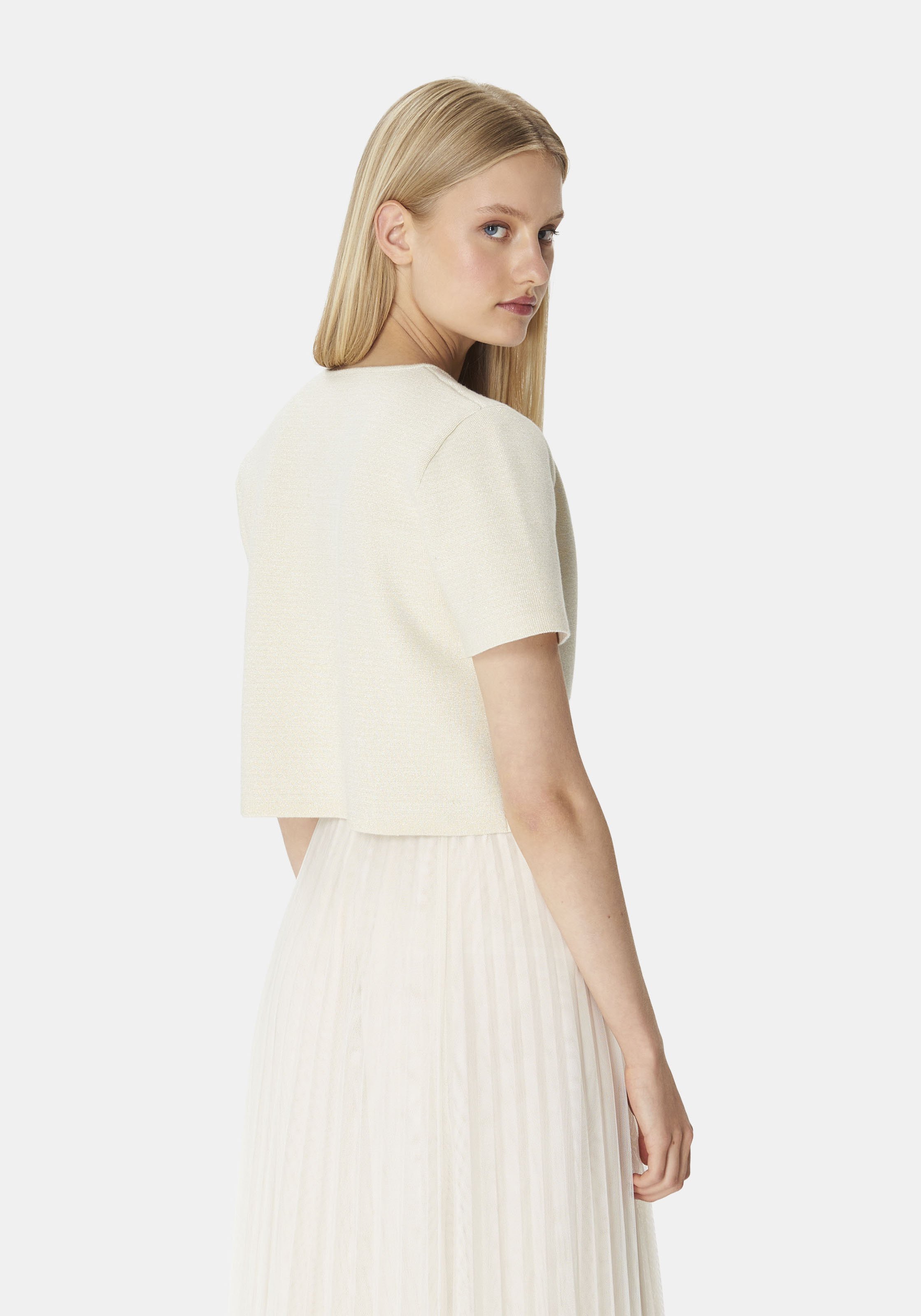 Gilet glitter TARA JARMON Doré