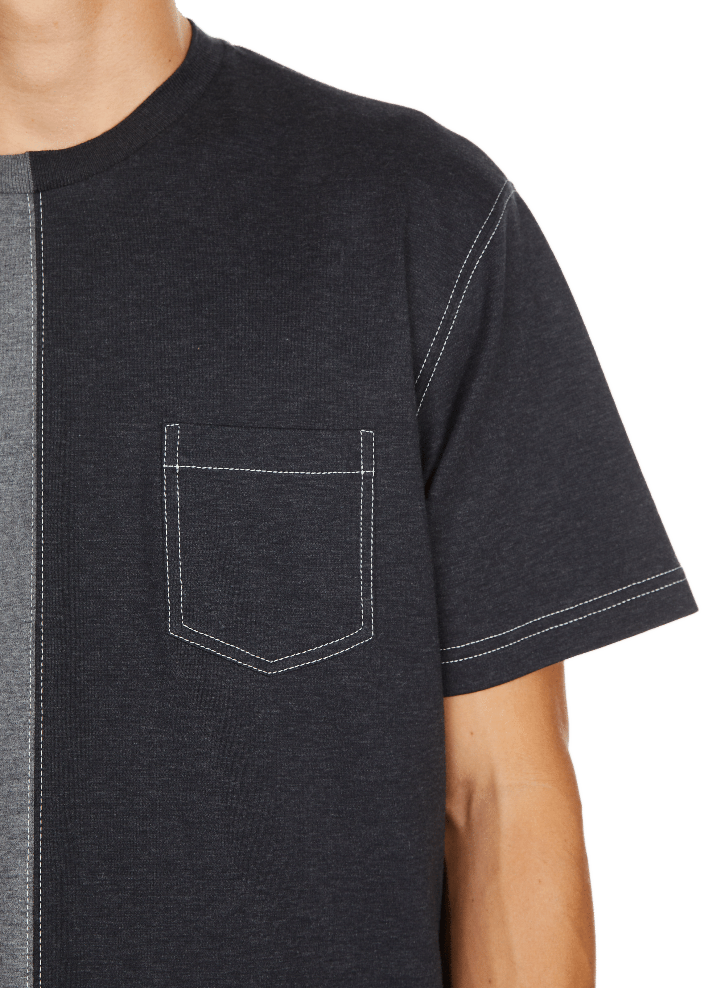 T-shirt en coton  THOM BROWNE Bleu