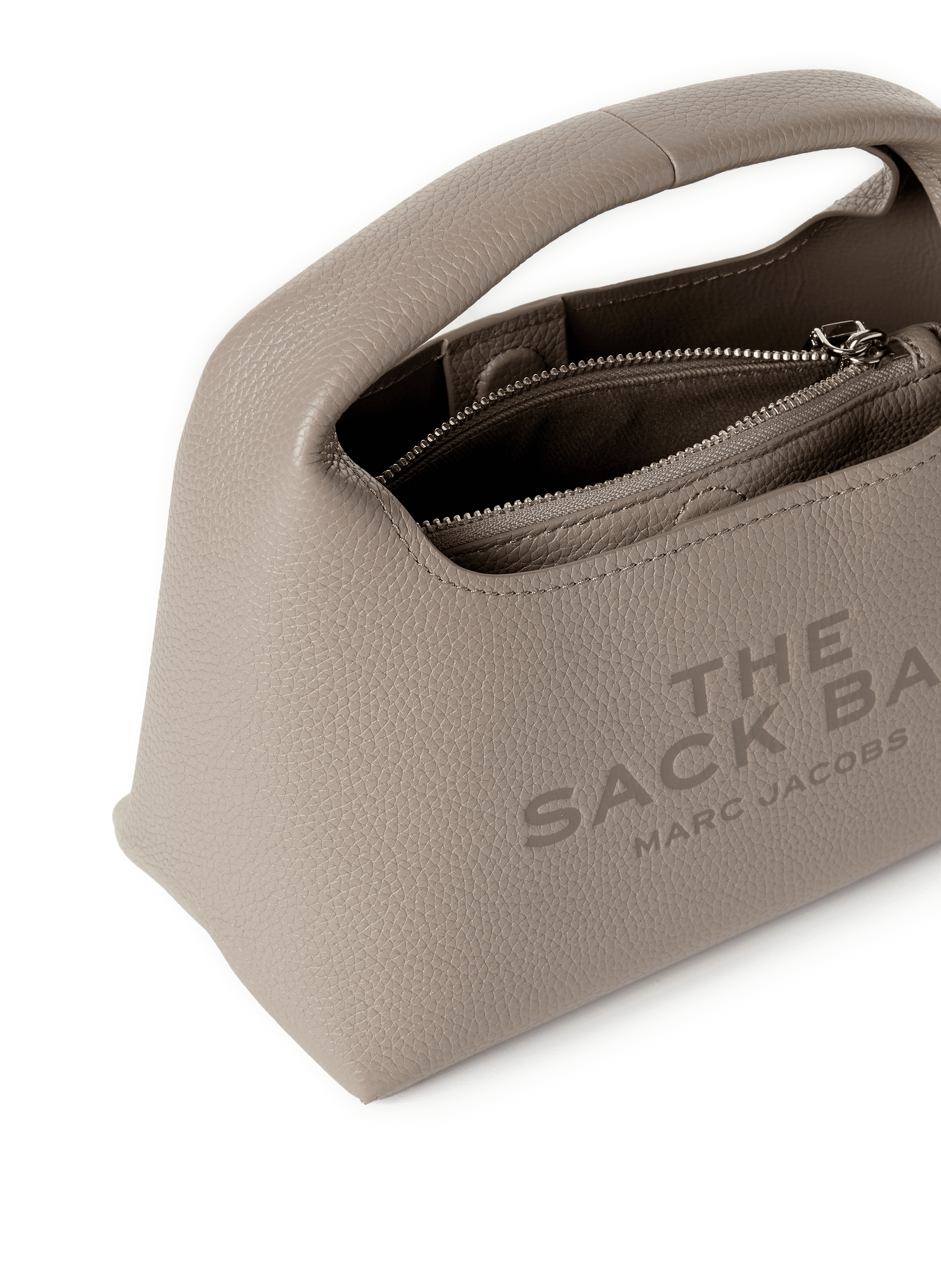 Sac à main The Mini Sack Bag MARC JACOBS Gris