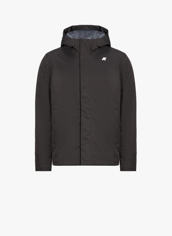 Parka Jacko Twill Marmotta | Noir by K-WAY Parka Jacko Twill Marmotta Noir
