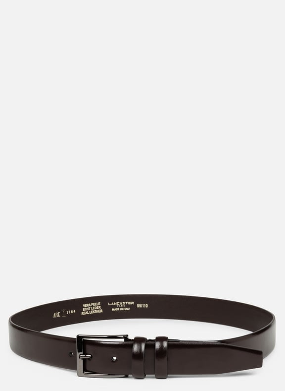 Ceinture - ceinture glassé homme Marron by LANCASTER LANCASTER Ceinture - ceinture glassé homme Marron