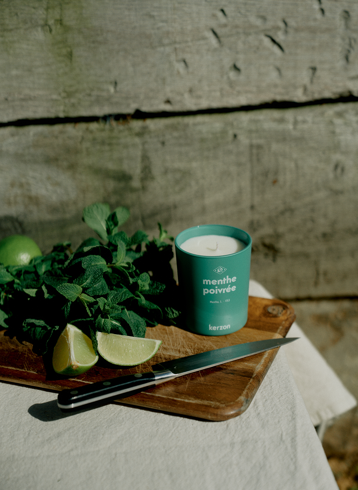 Peppermint Scented Candle KERZON No color