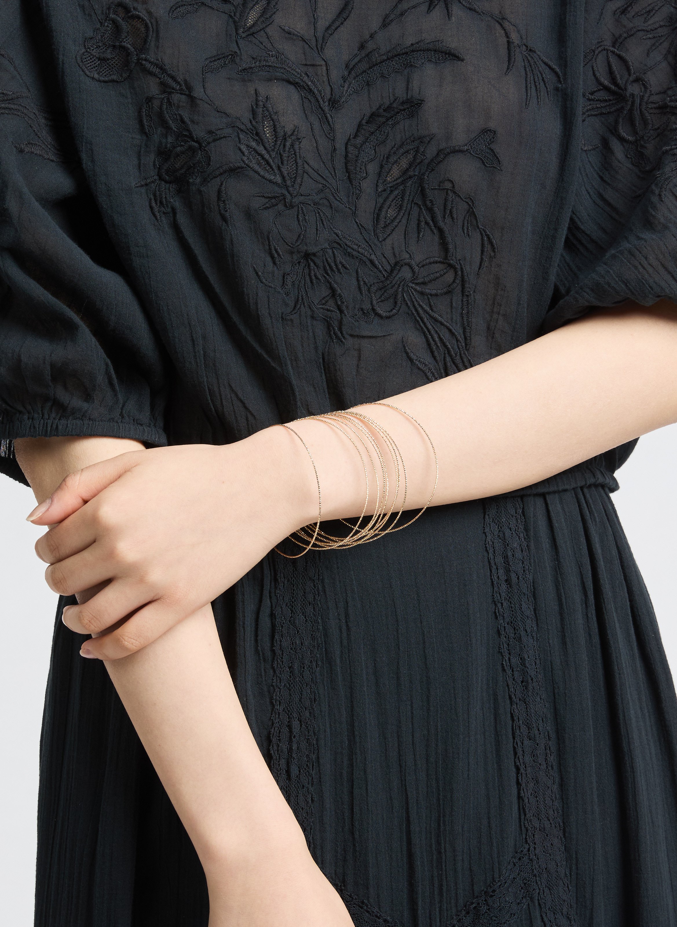 Bracelet en 8 parties  Doré