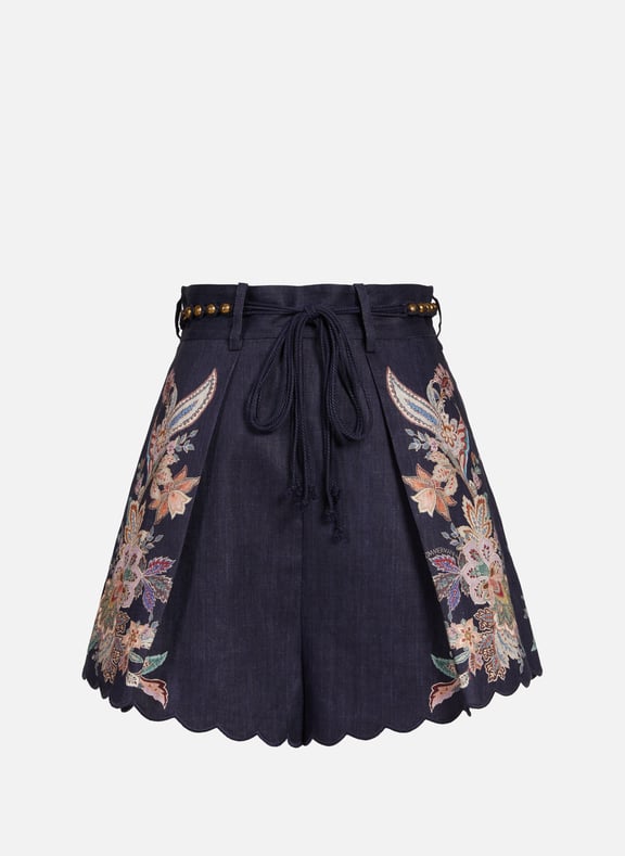 Printed shorts Blue by ZIMMERMANN ZIMMERMANN Printed shorts Blue