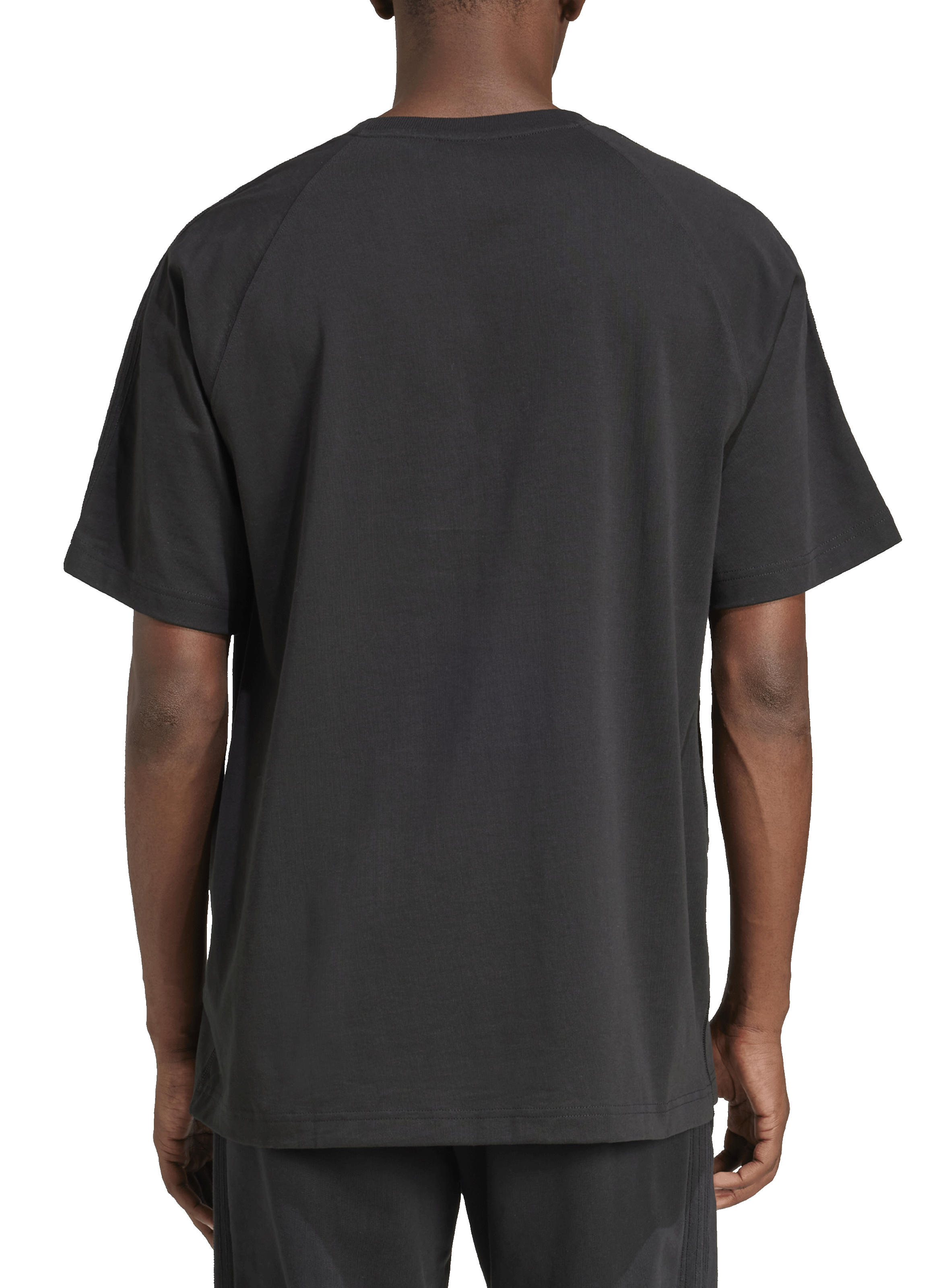 Premium Essentials cotton T-shirt ADIDAS Black