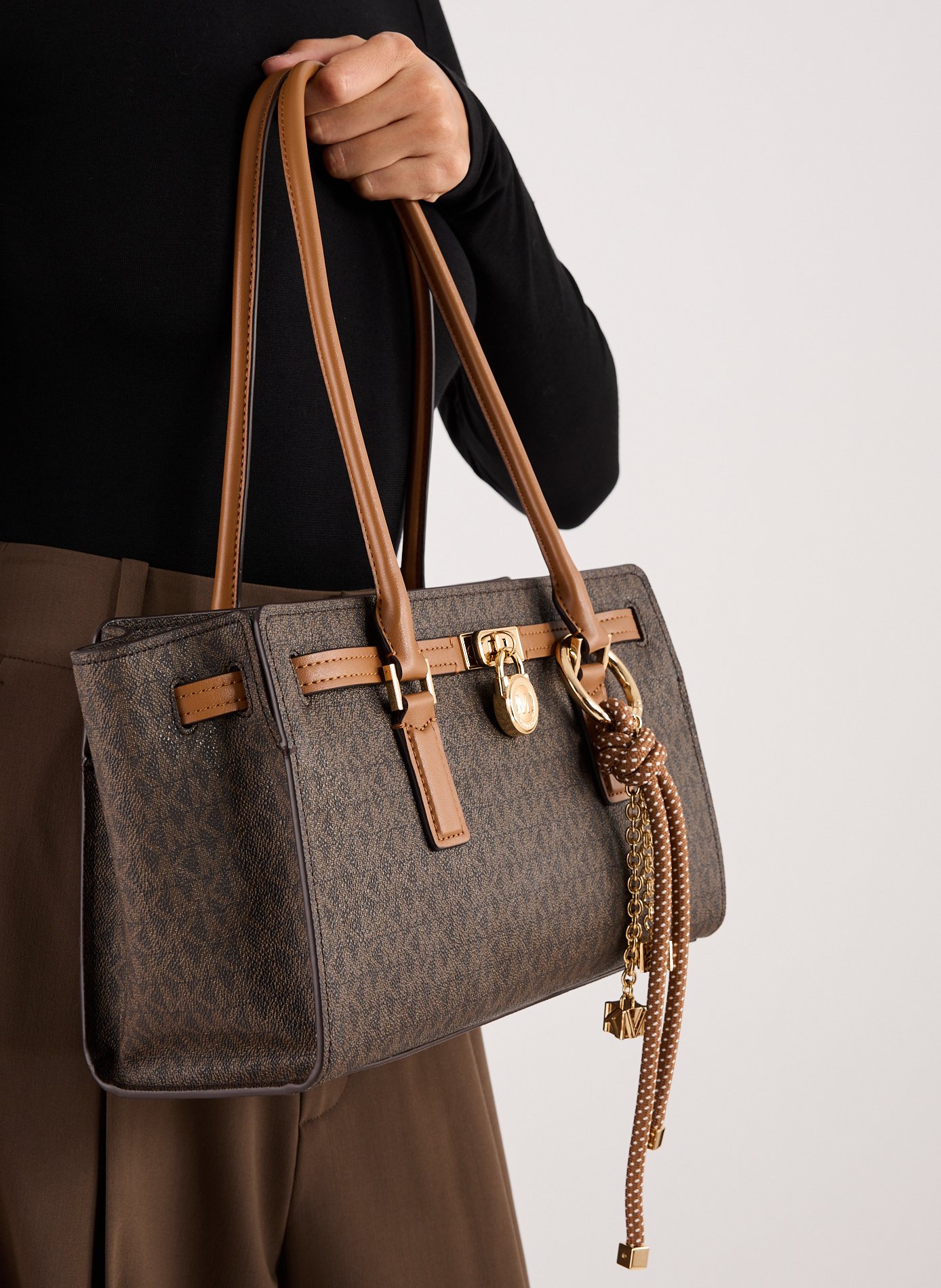 Sac à main Hamiltion logotype MICHAEL KORS Multicolore