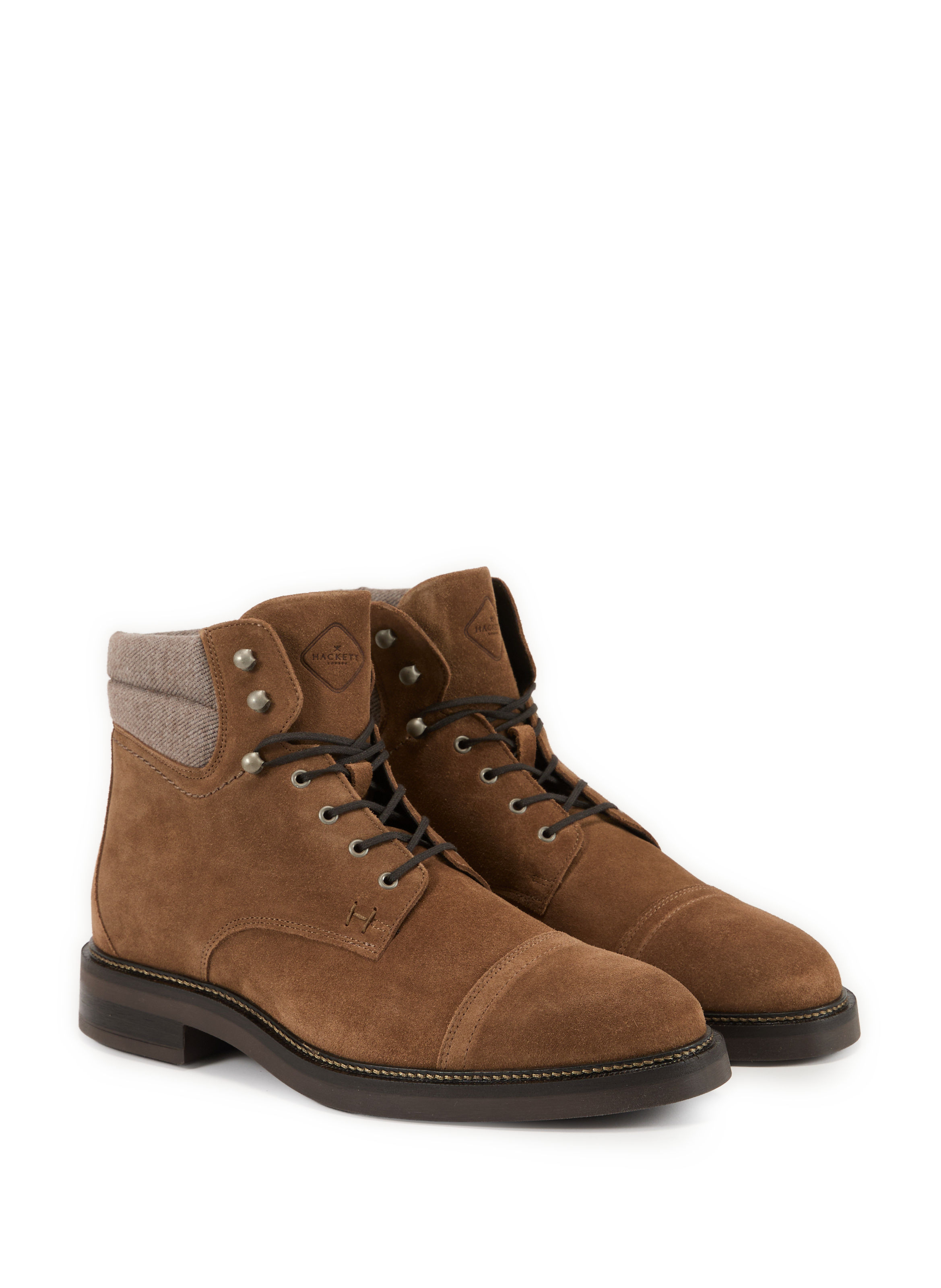 Bottines Egmont en cuir  HACKETT Marron