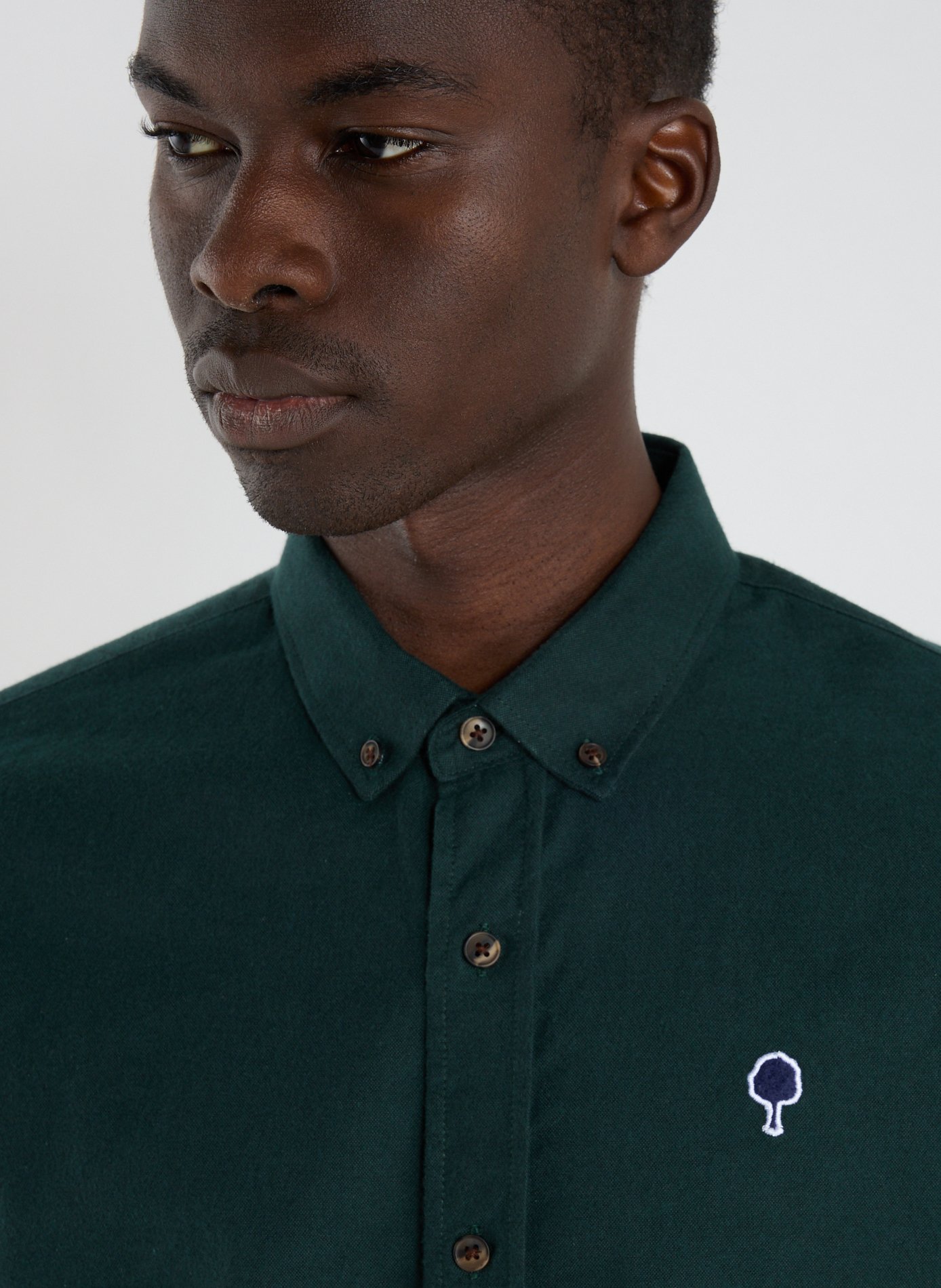  Cotton shirt FAGUO Green