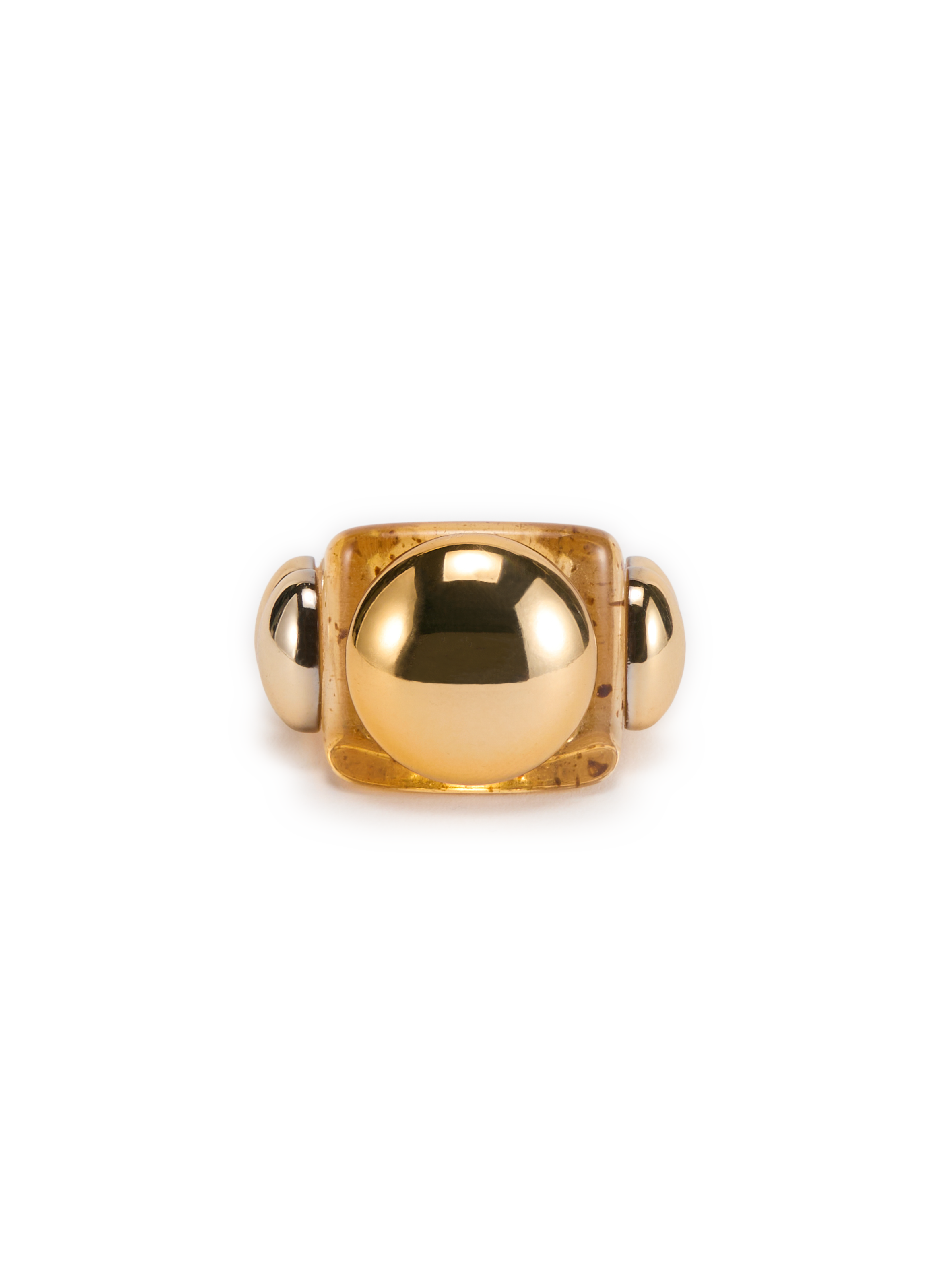 LA MANSO Square ring Brown