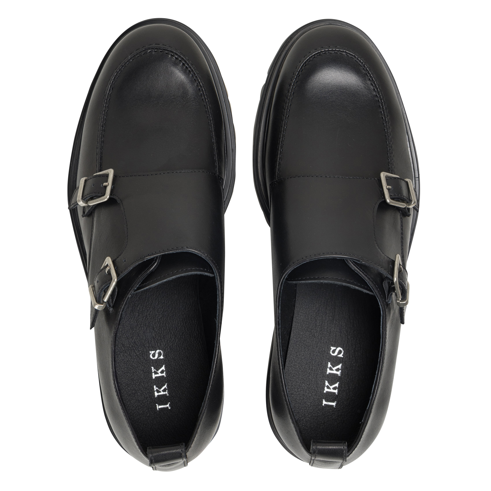 Derbies en cuir IKKS Noir