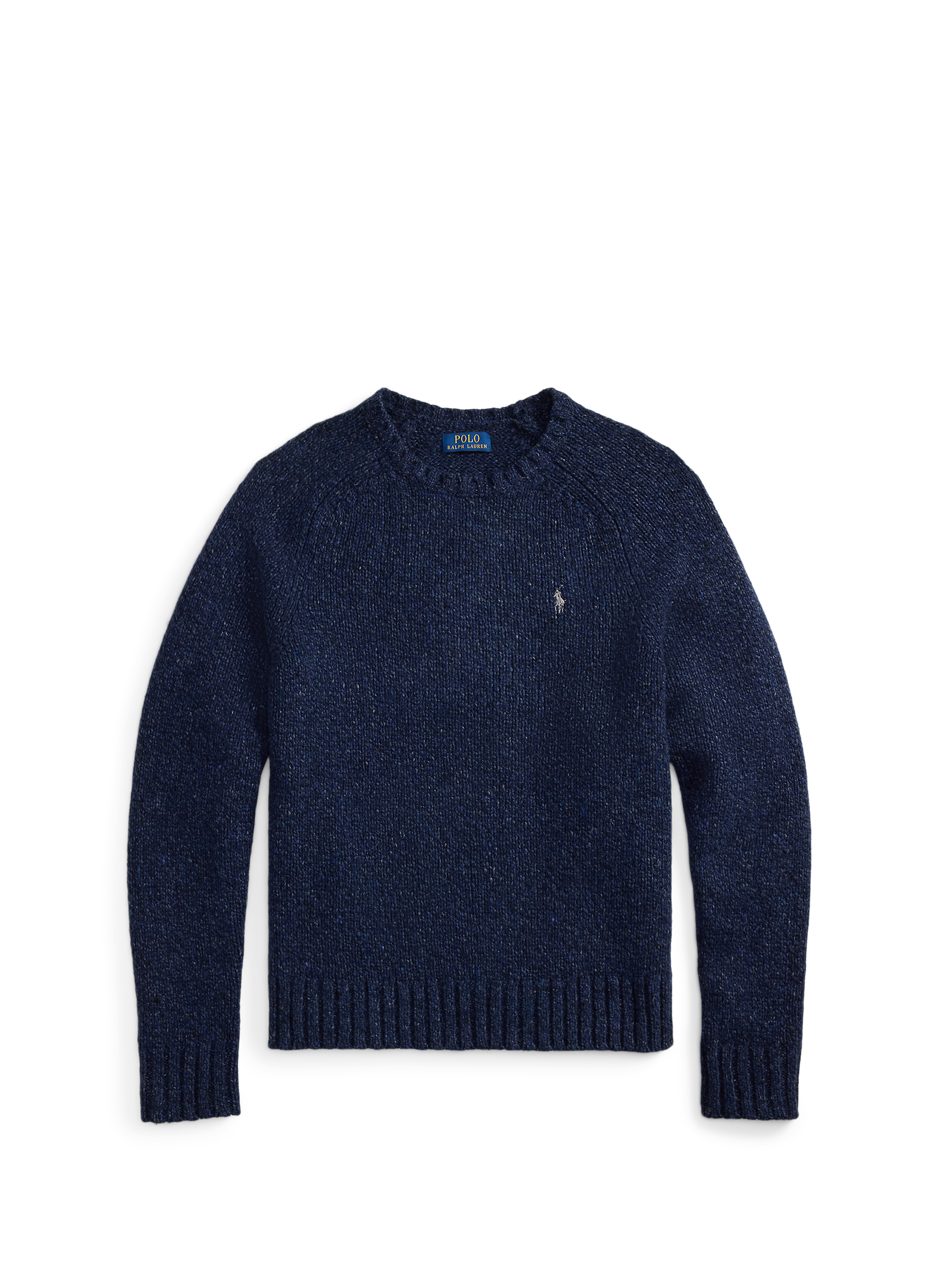 POLO RALPH LAUREN Pull en laine mélangée Bleu