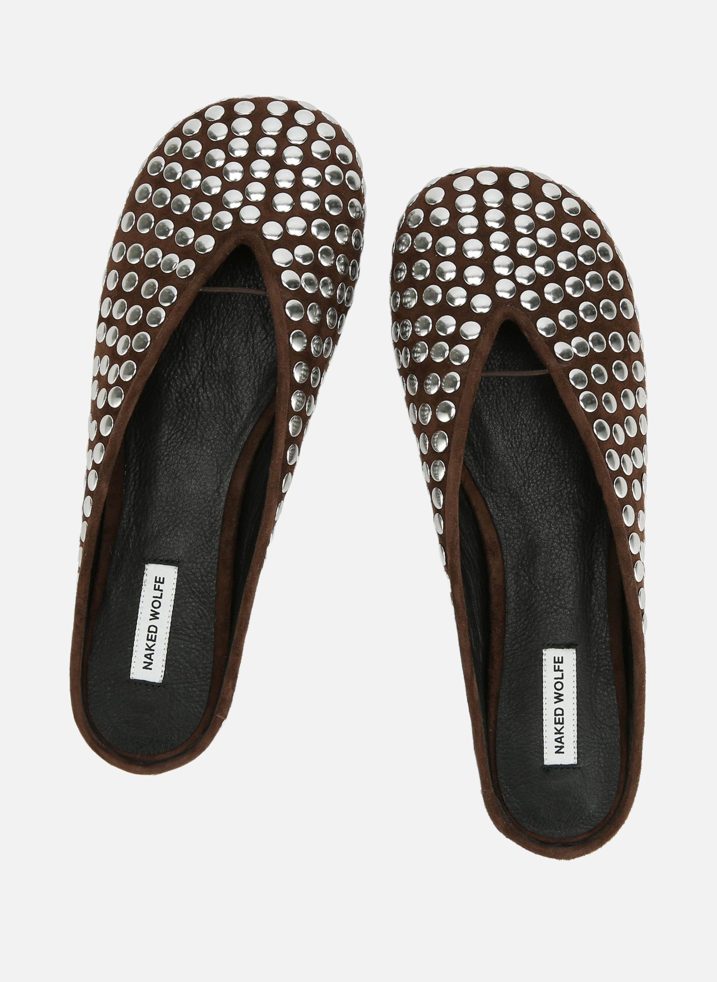 Mules pippa NAKED WOLFE Marron