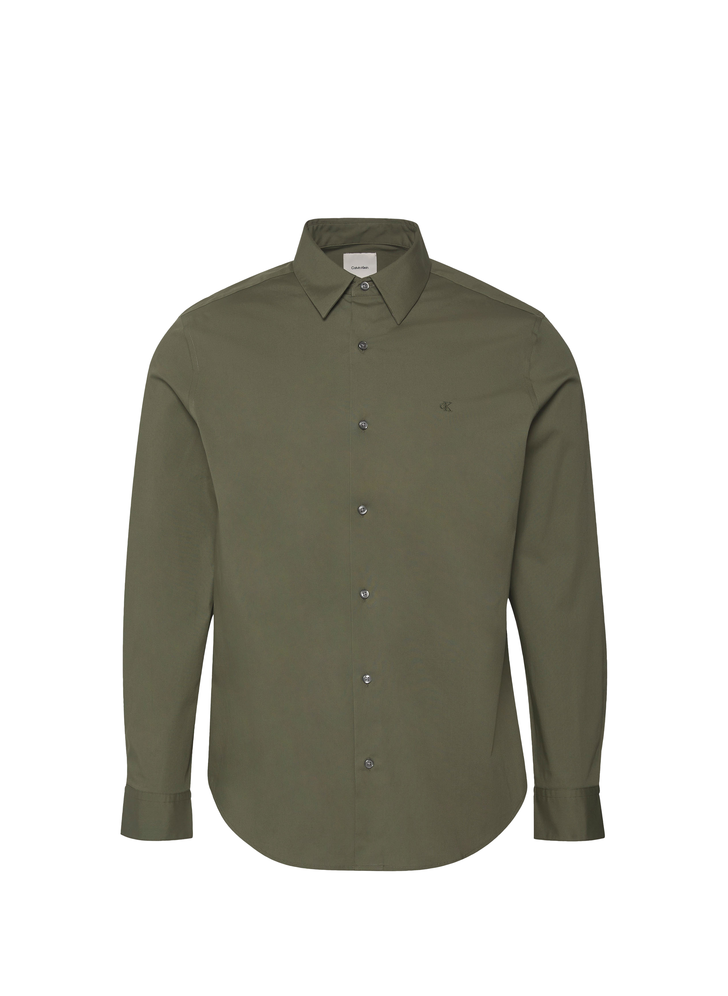 Chemise stretch CALVIN KLEIN Kaki