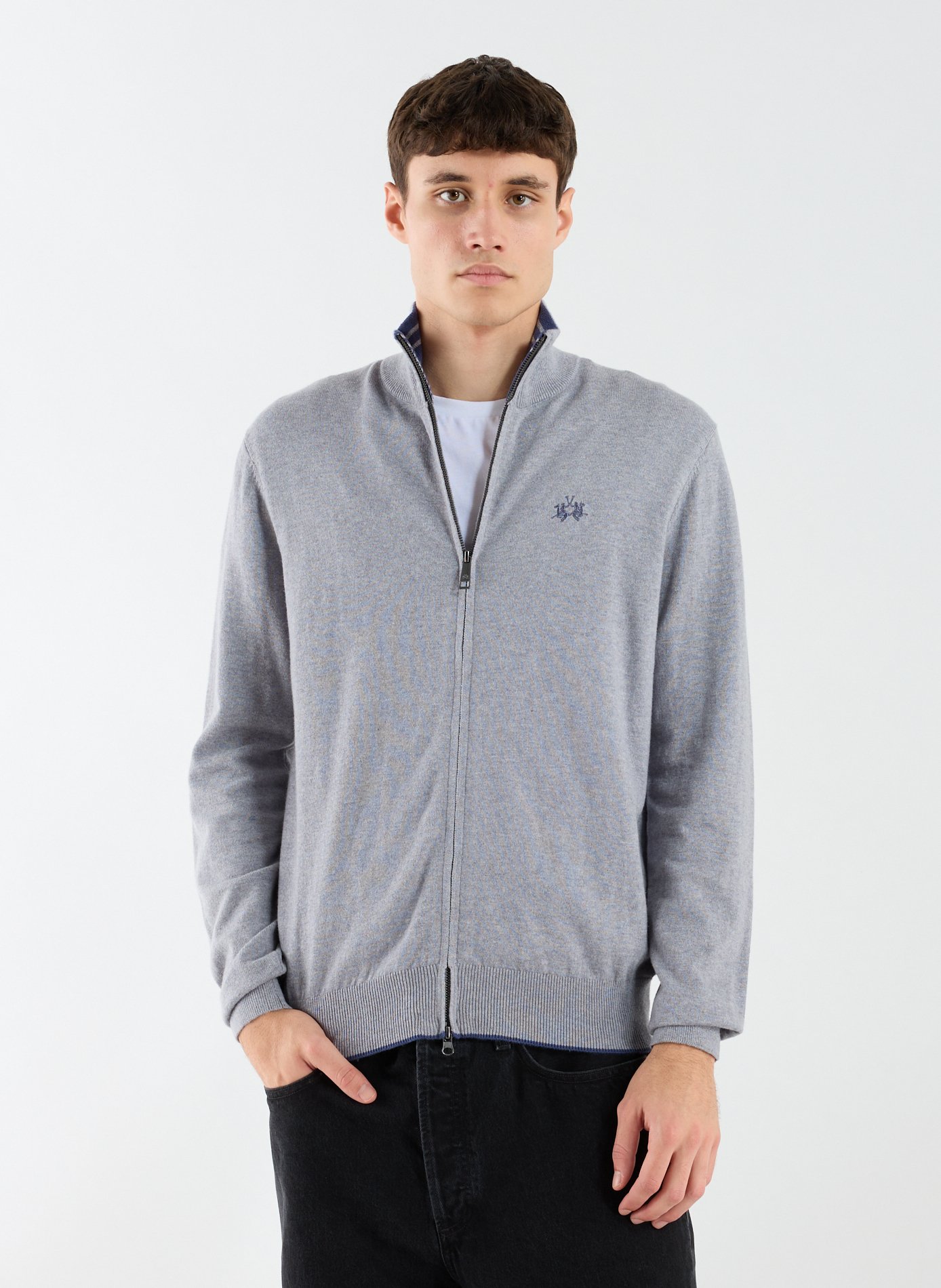 LA MARTINA Cotton blend jacket Grey