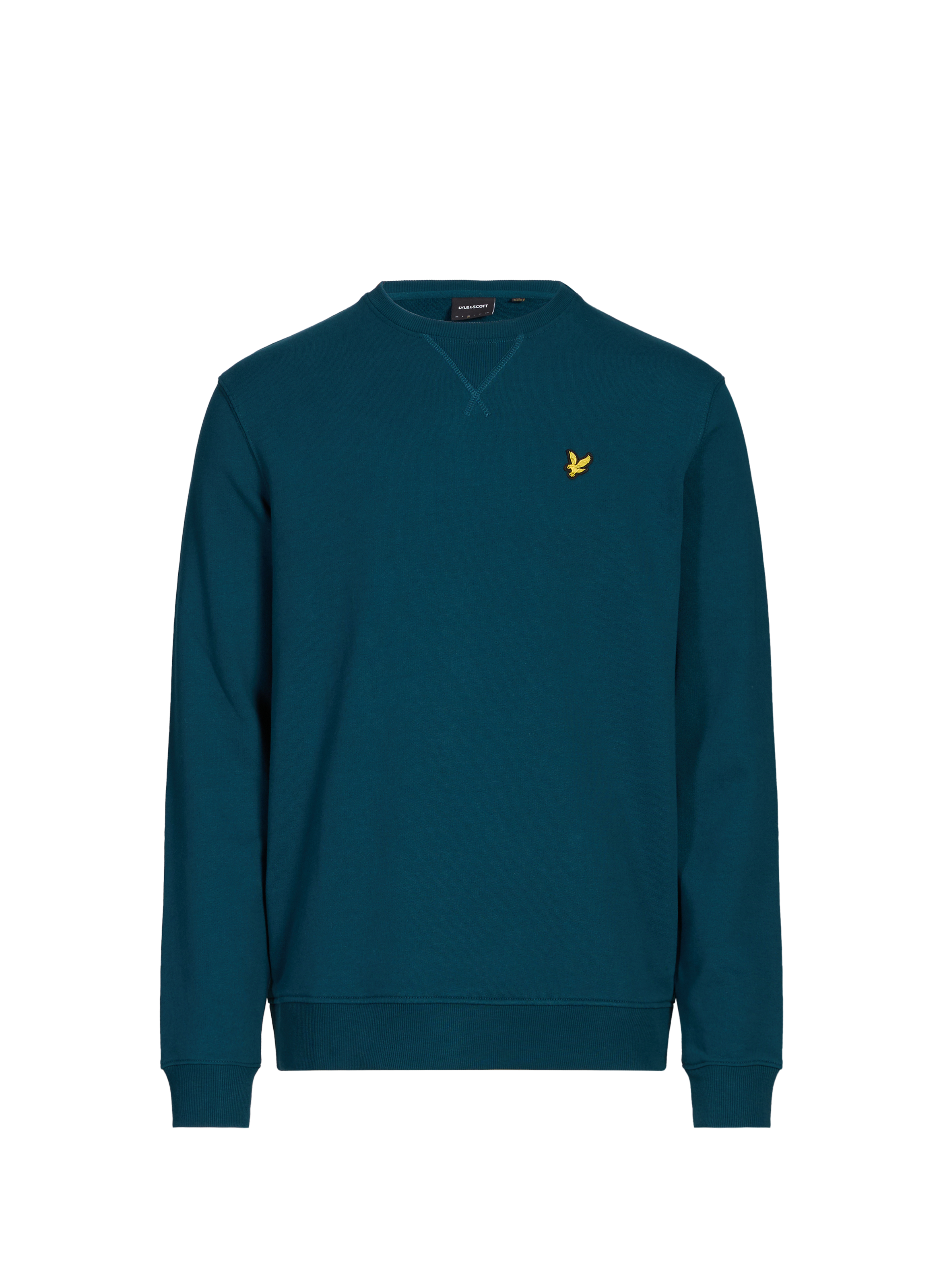 Sweat à col rond en coton LYLE & SCOTT Vert