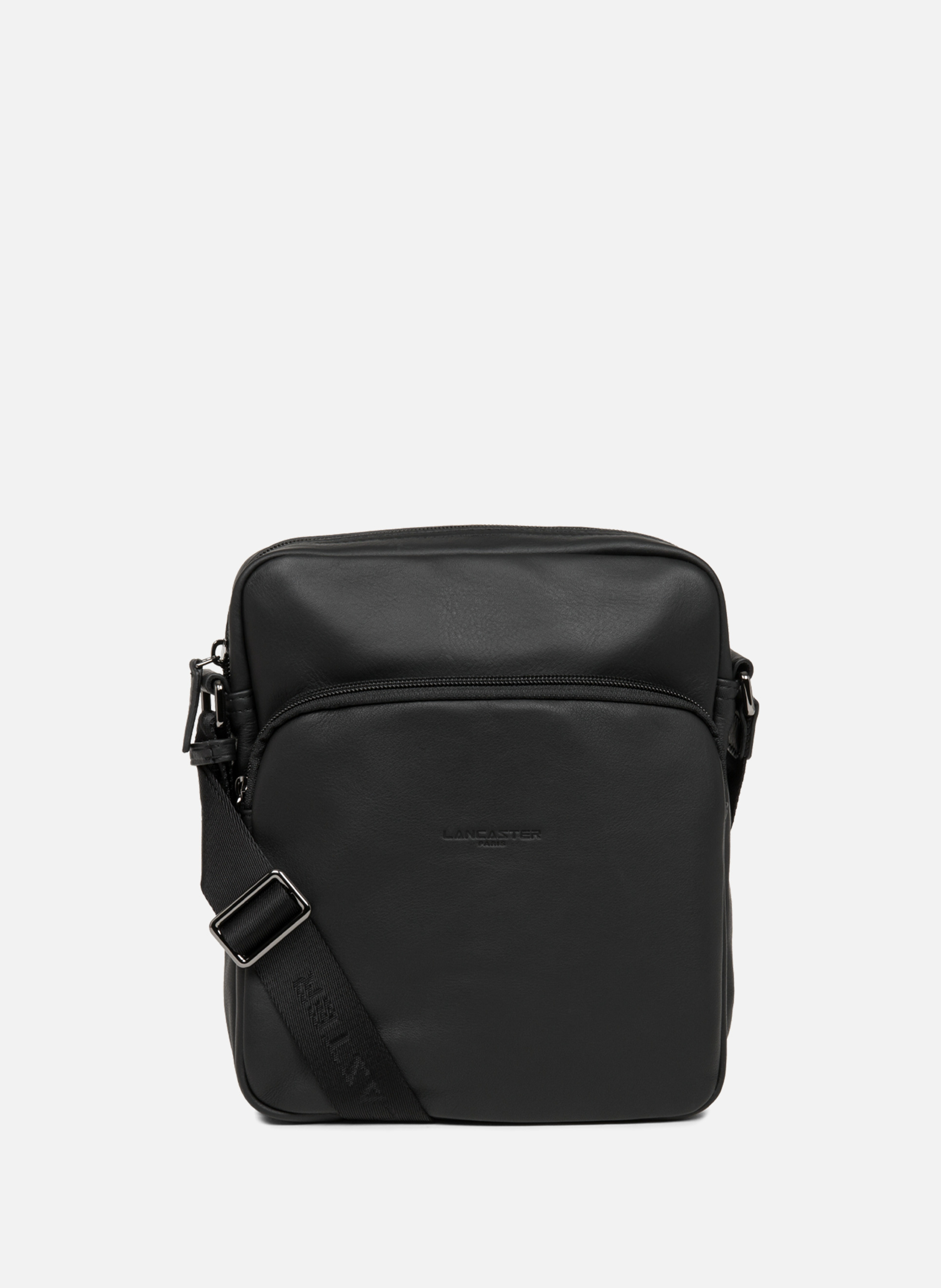 LANCASTER M crossbody bag - Soft Vintage Homme Black
