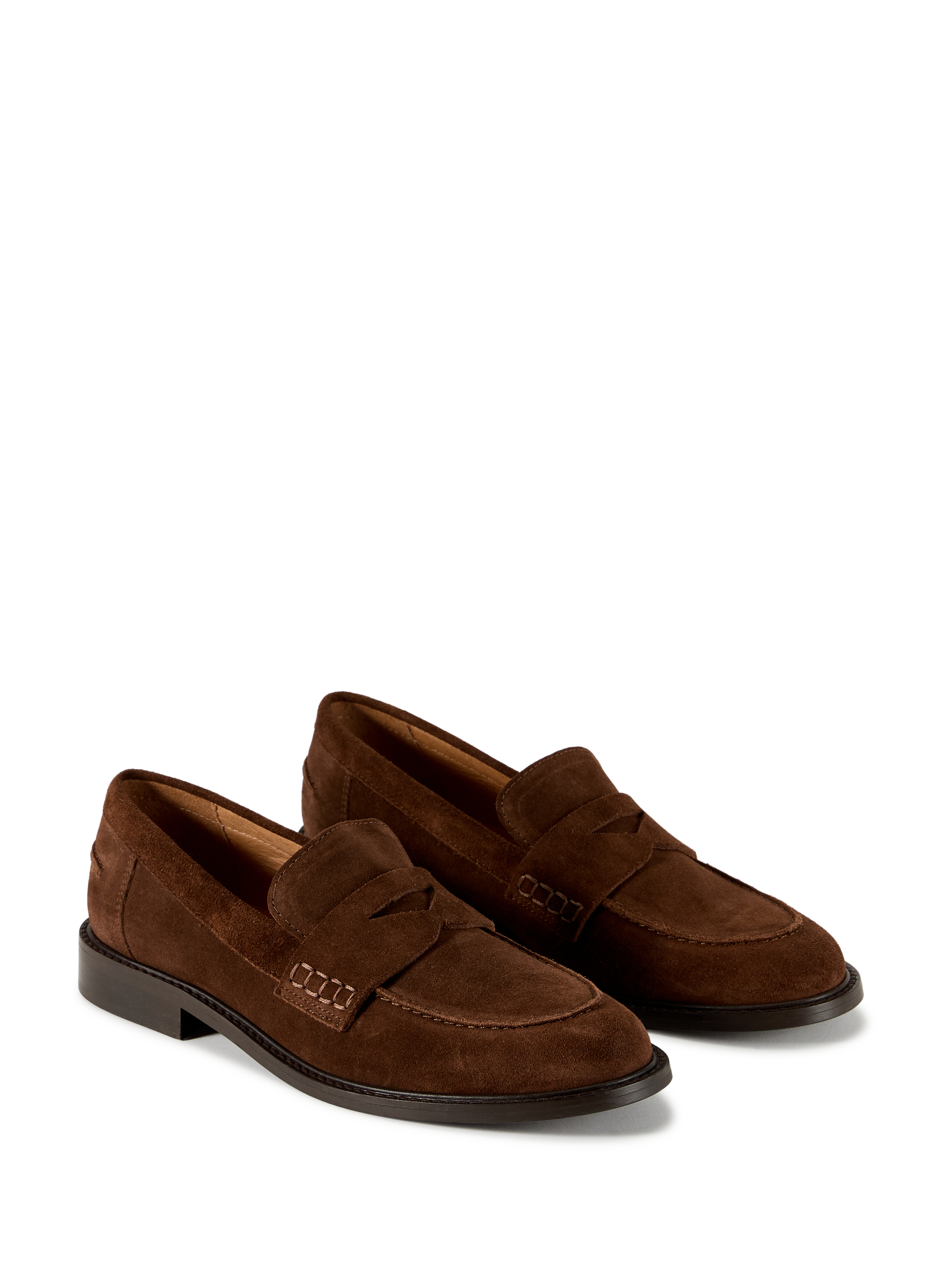 Calfskin leather loafers SAISON 1865 Brown