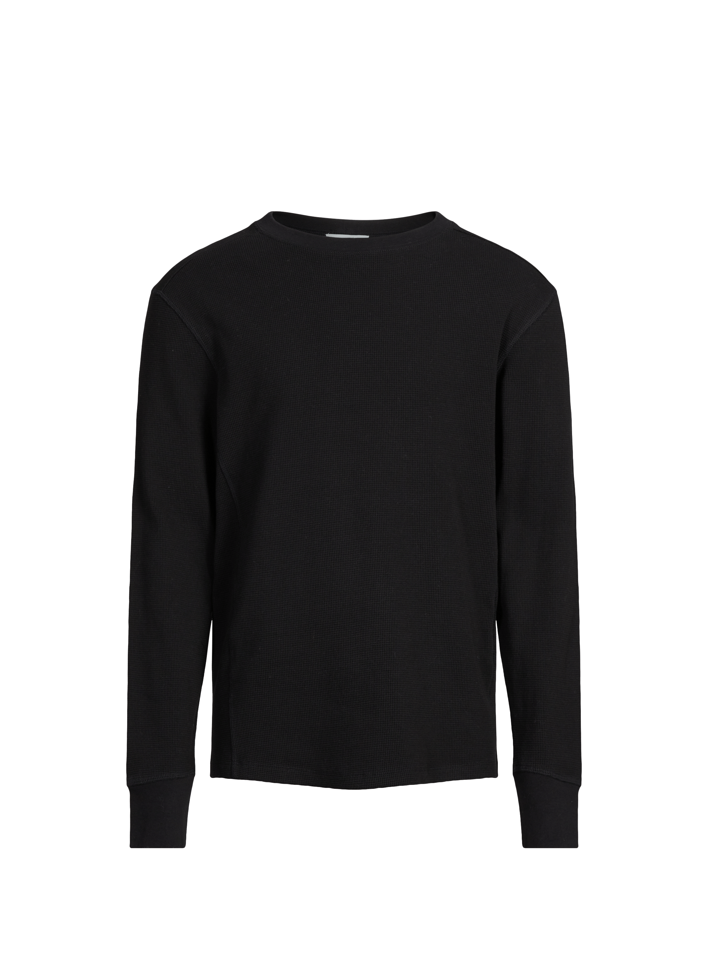 Thermal cotton piqué sweater ENTIRE STUDIOS Black