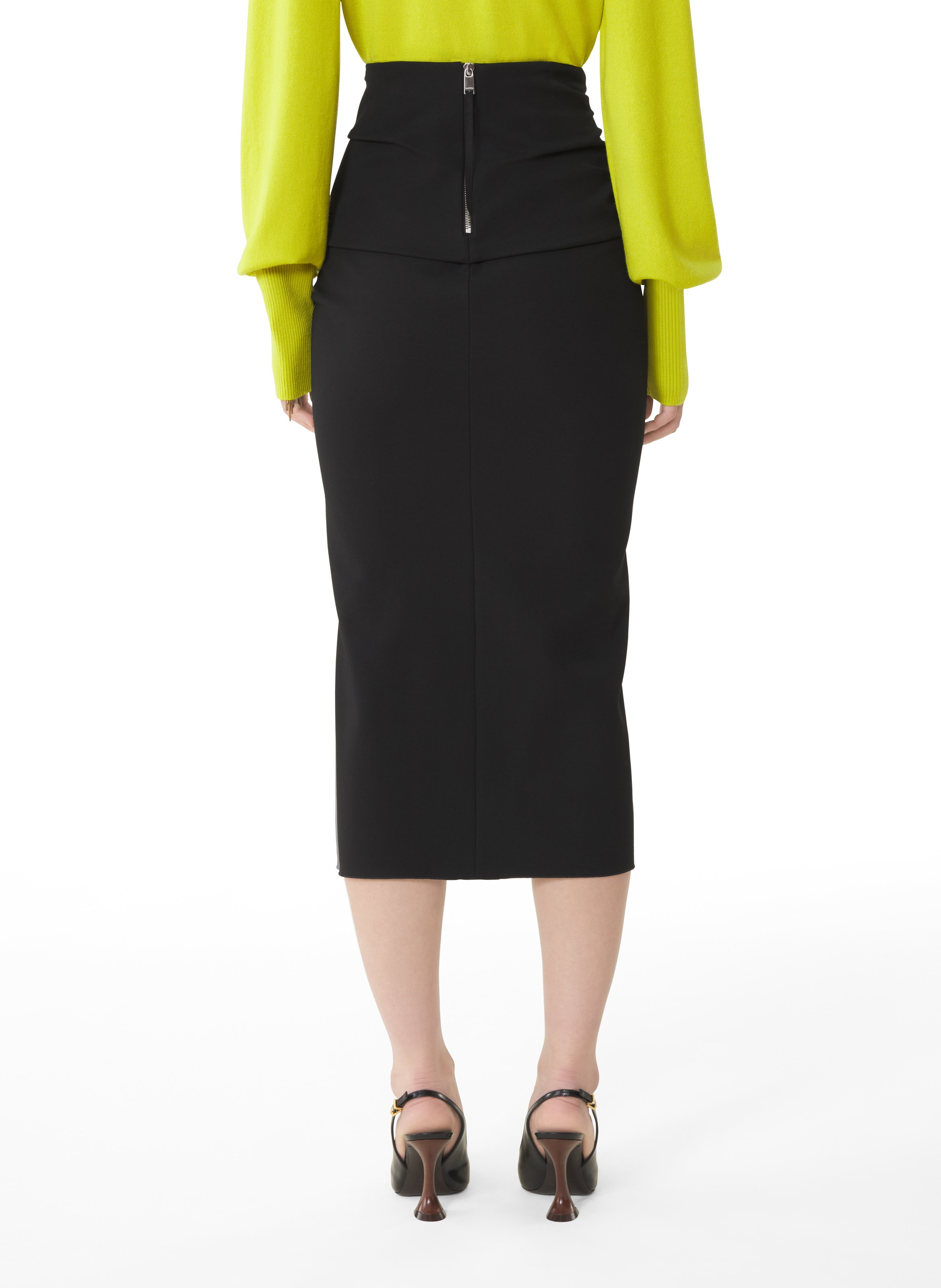 Jupe midi en jersey LANVIN Noir