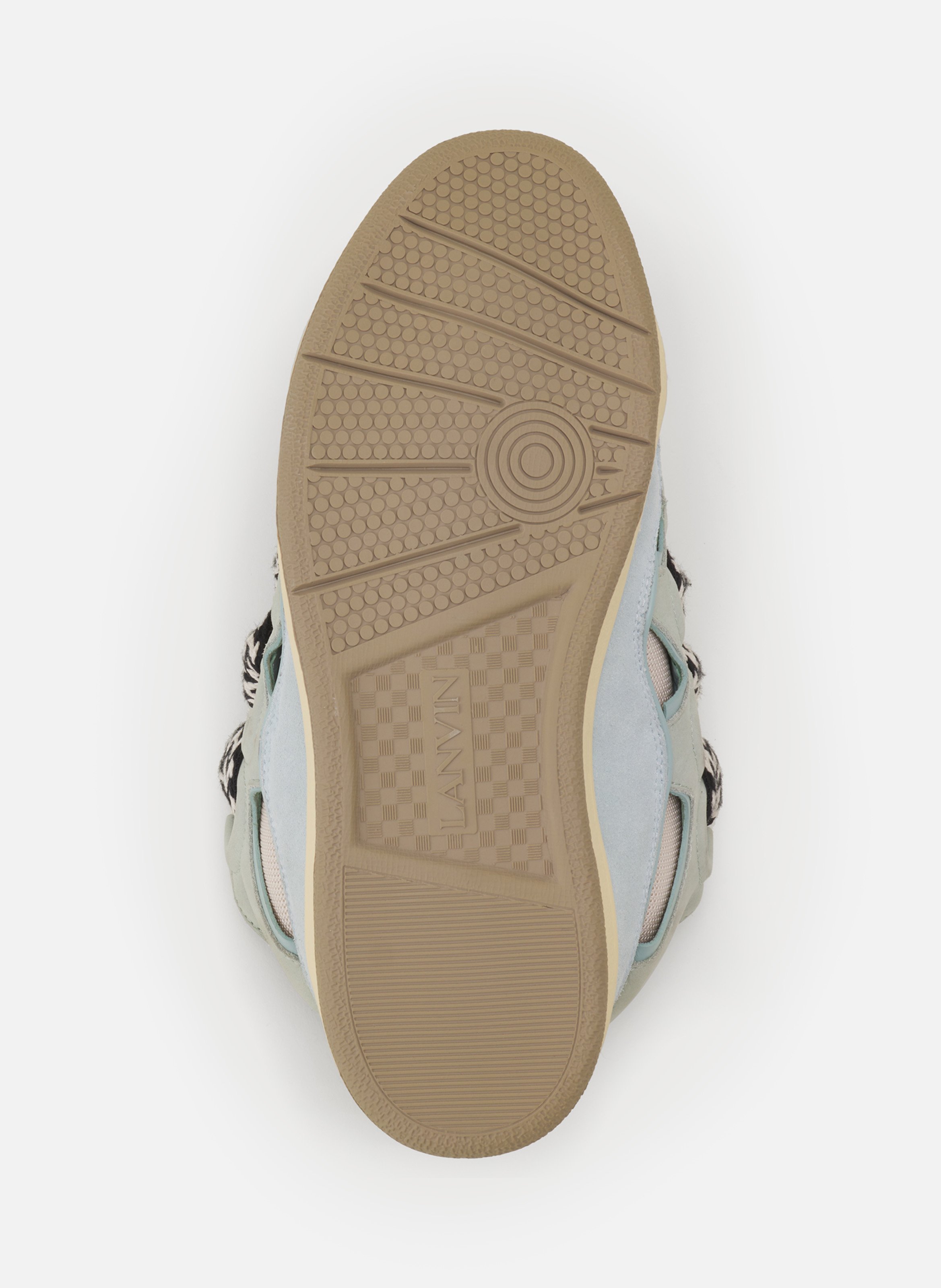 Sneakers curb en cuir LANVIN Bleu