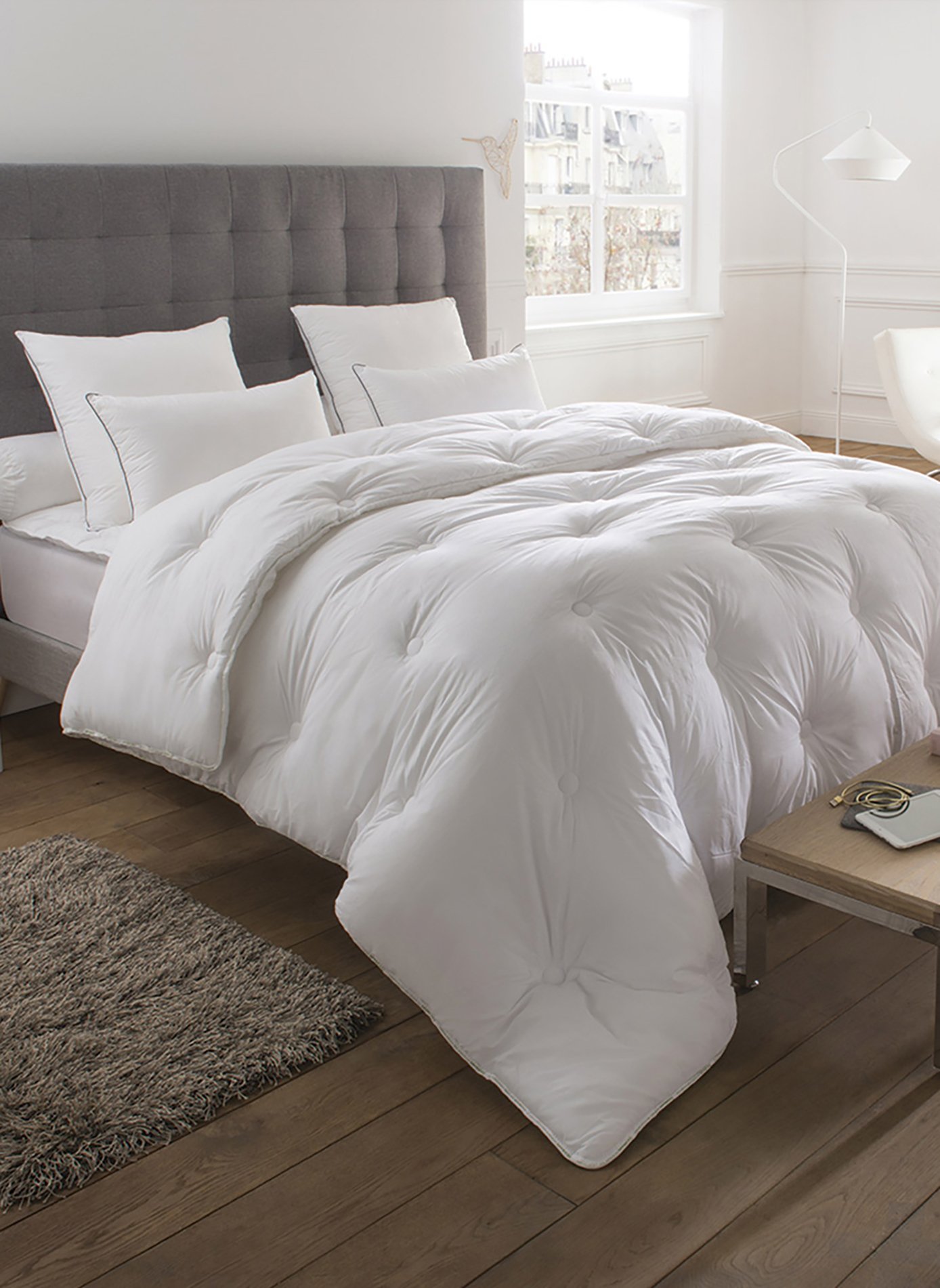 Couette angeline protect total  - chaude DROUAULT Blanc