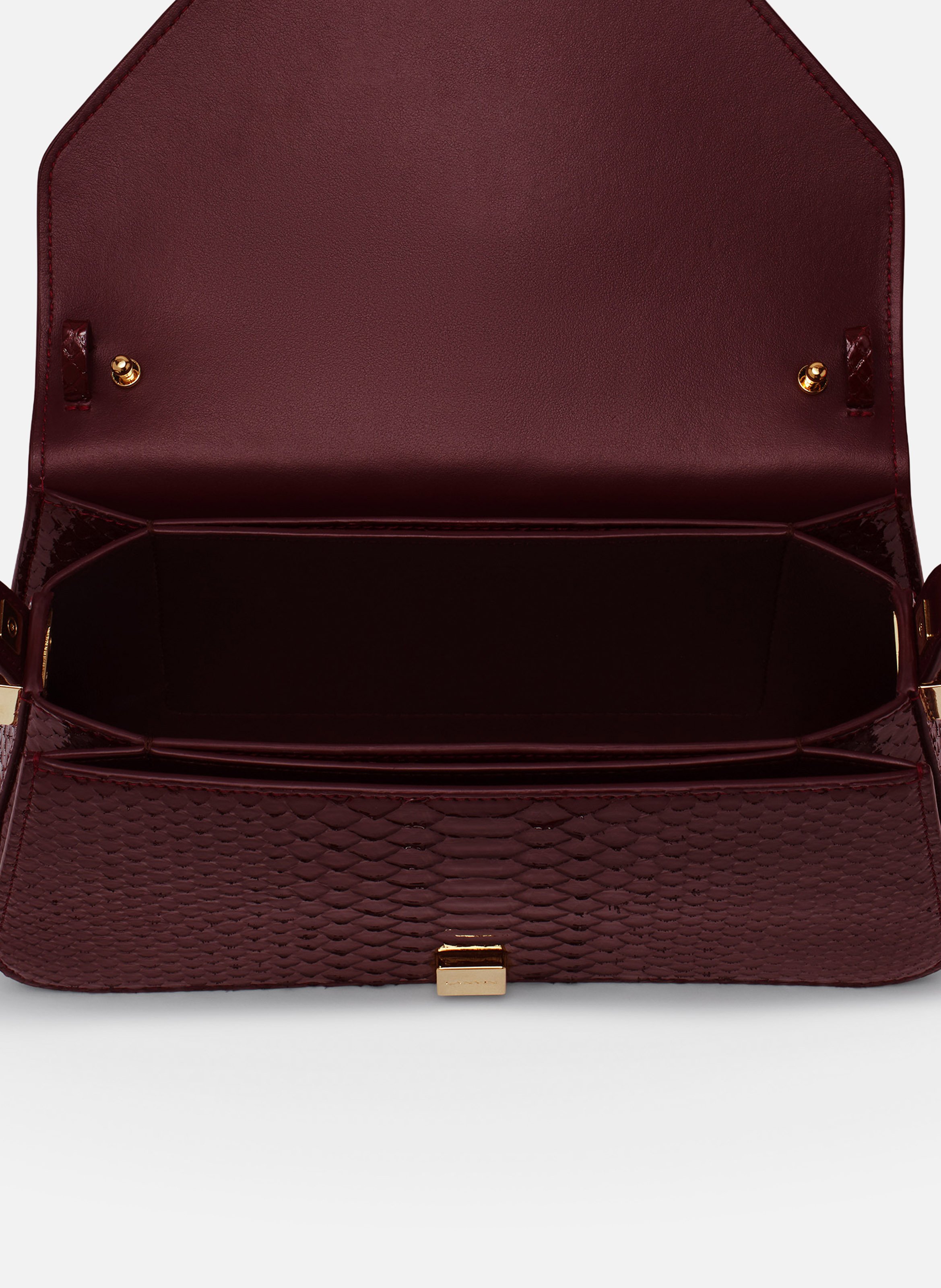 Sac concerto arpege en python LANVIN Rouge