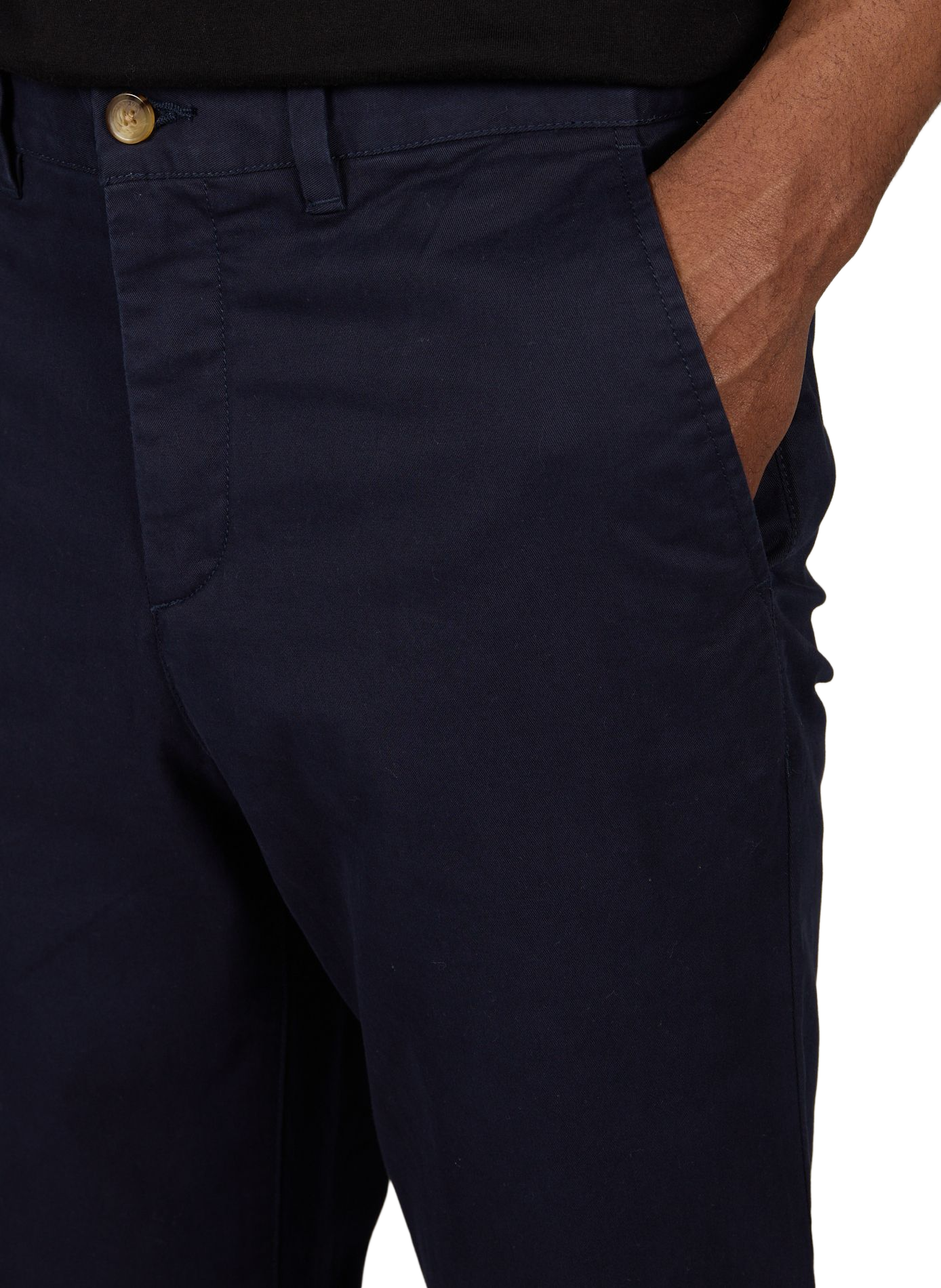Gerade geschnittene Hose aus Baumwollmischung GANT Blau