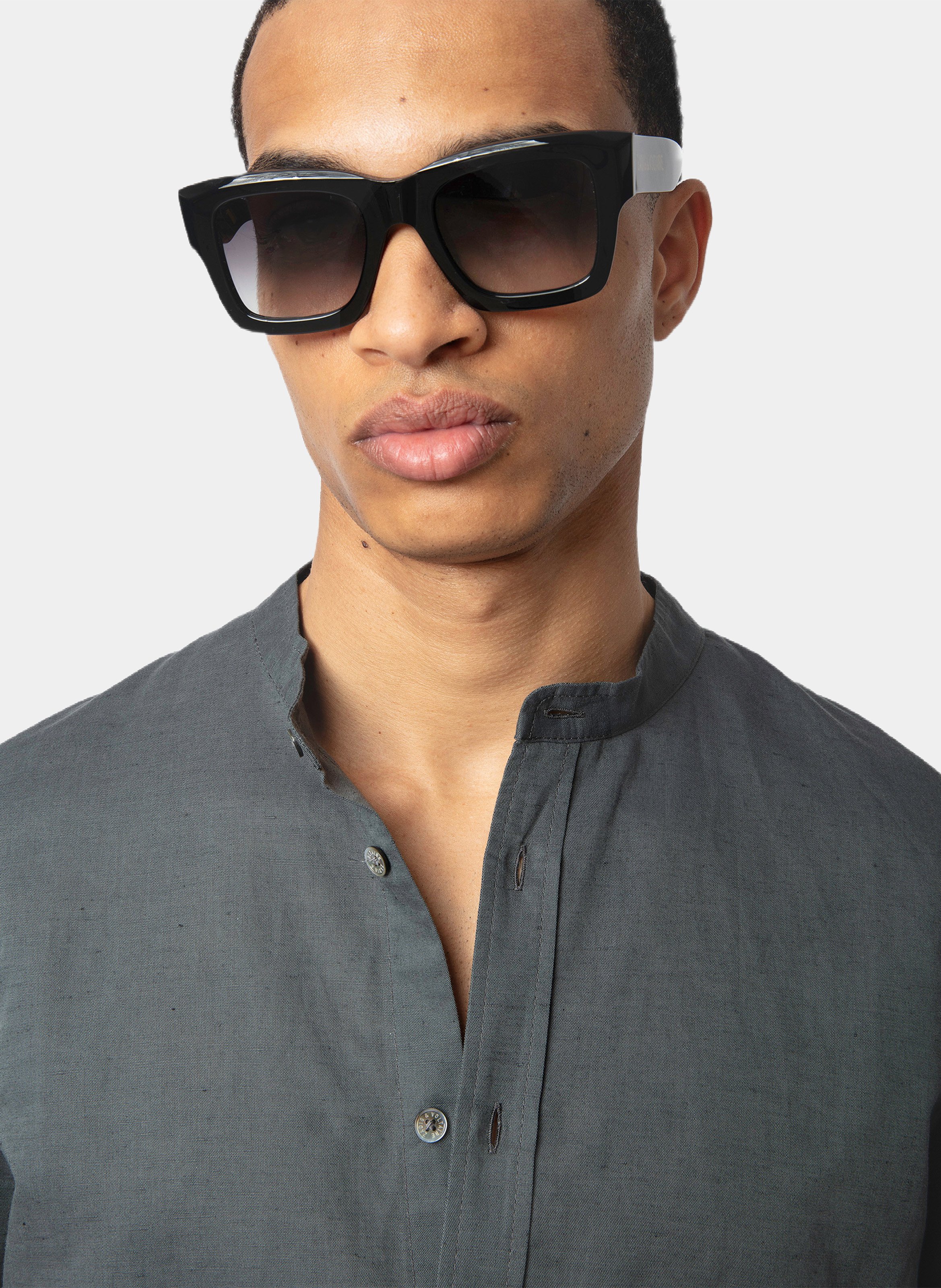 Stan mixed linen shirt ZADIG&VOLTAIRE Blue