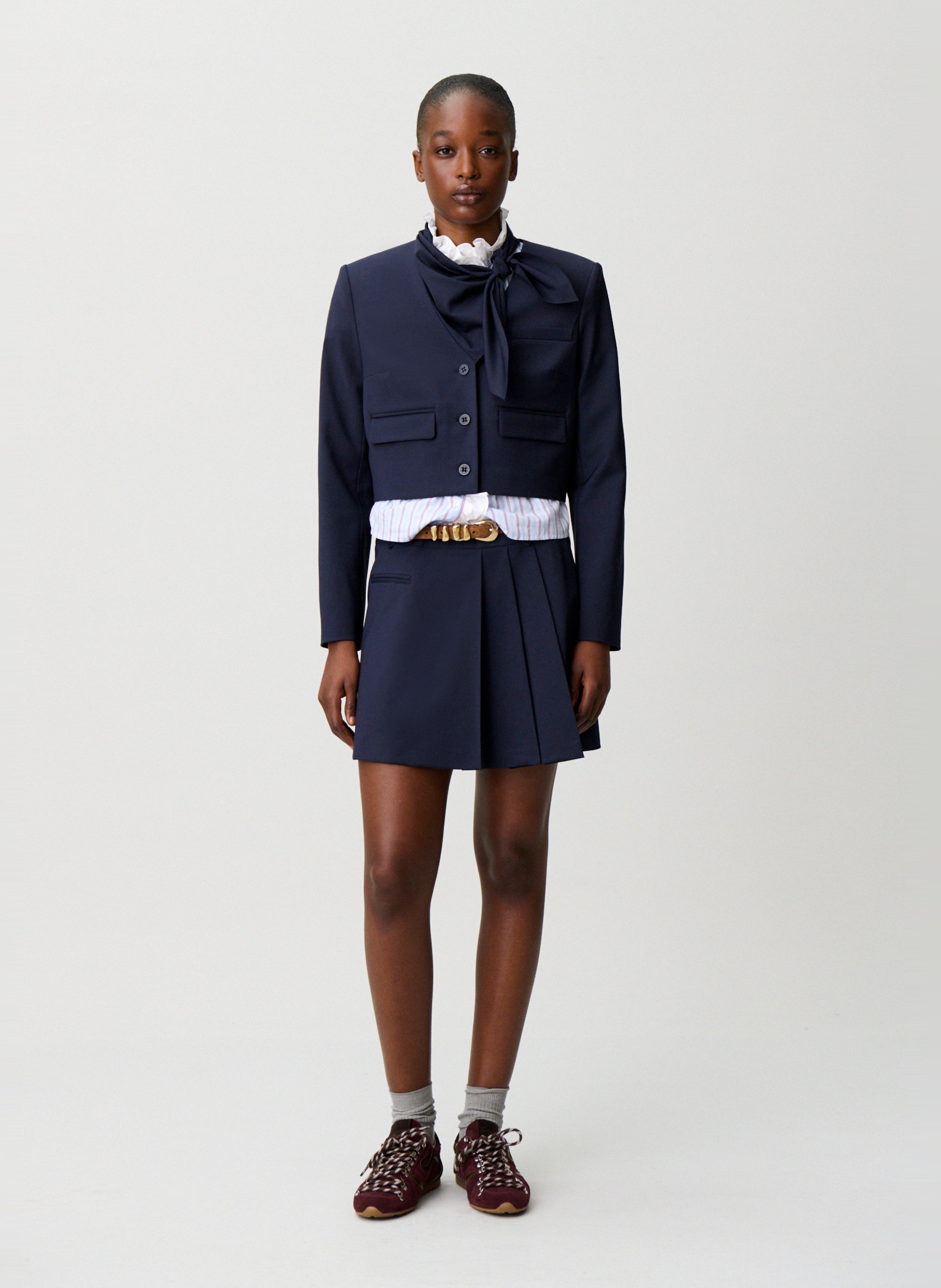 Veste de tailleur ajustée CLAUDIE PIERLOT Bleu