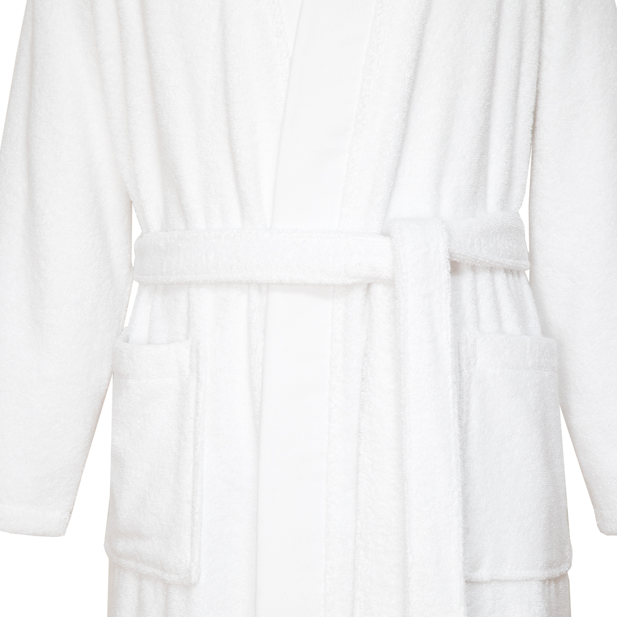 Peignoir long en coton, ma douce DESFORGES Blanc