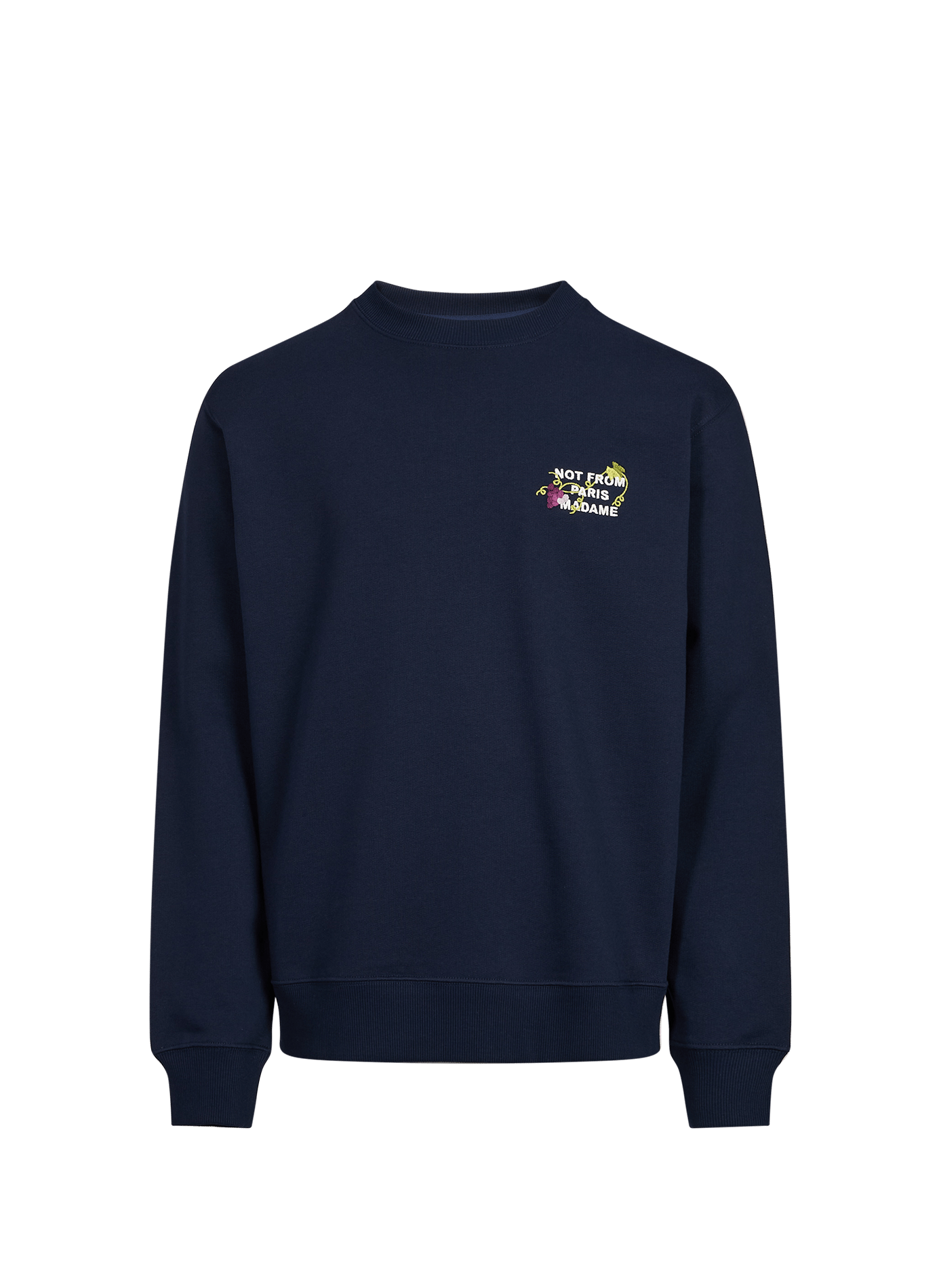 Sweat en coton DROLE DE MONSIEUR Bleu
