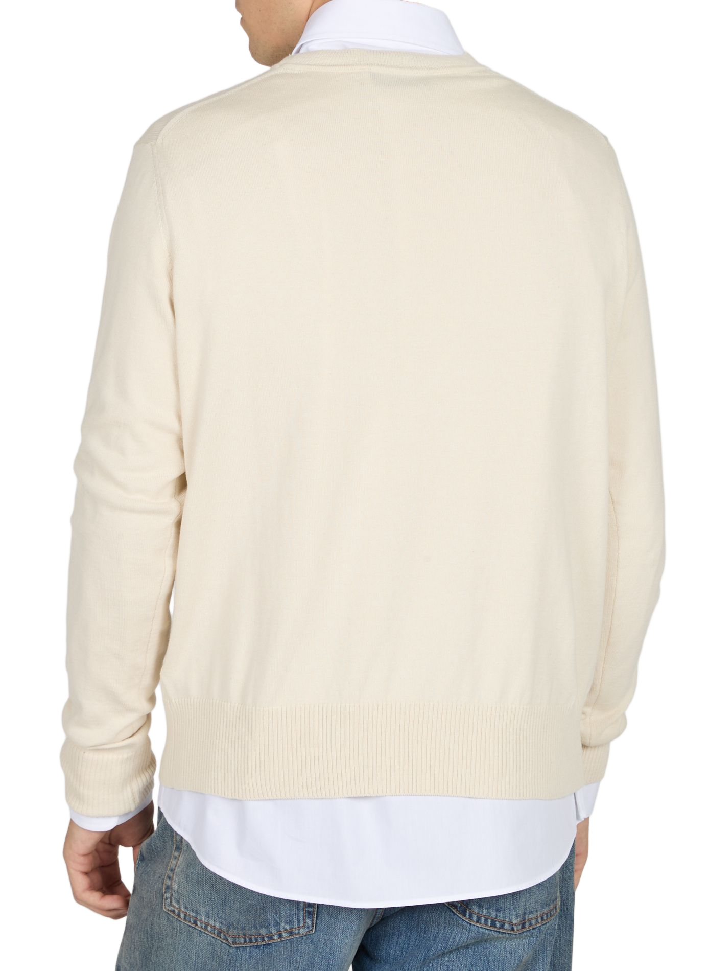 Alex straight fit sweater in cotton and cashmere VIVIENNE WESTWOOD Beige
