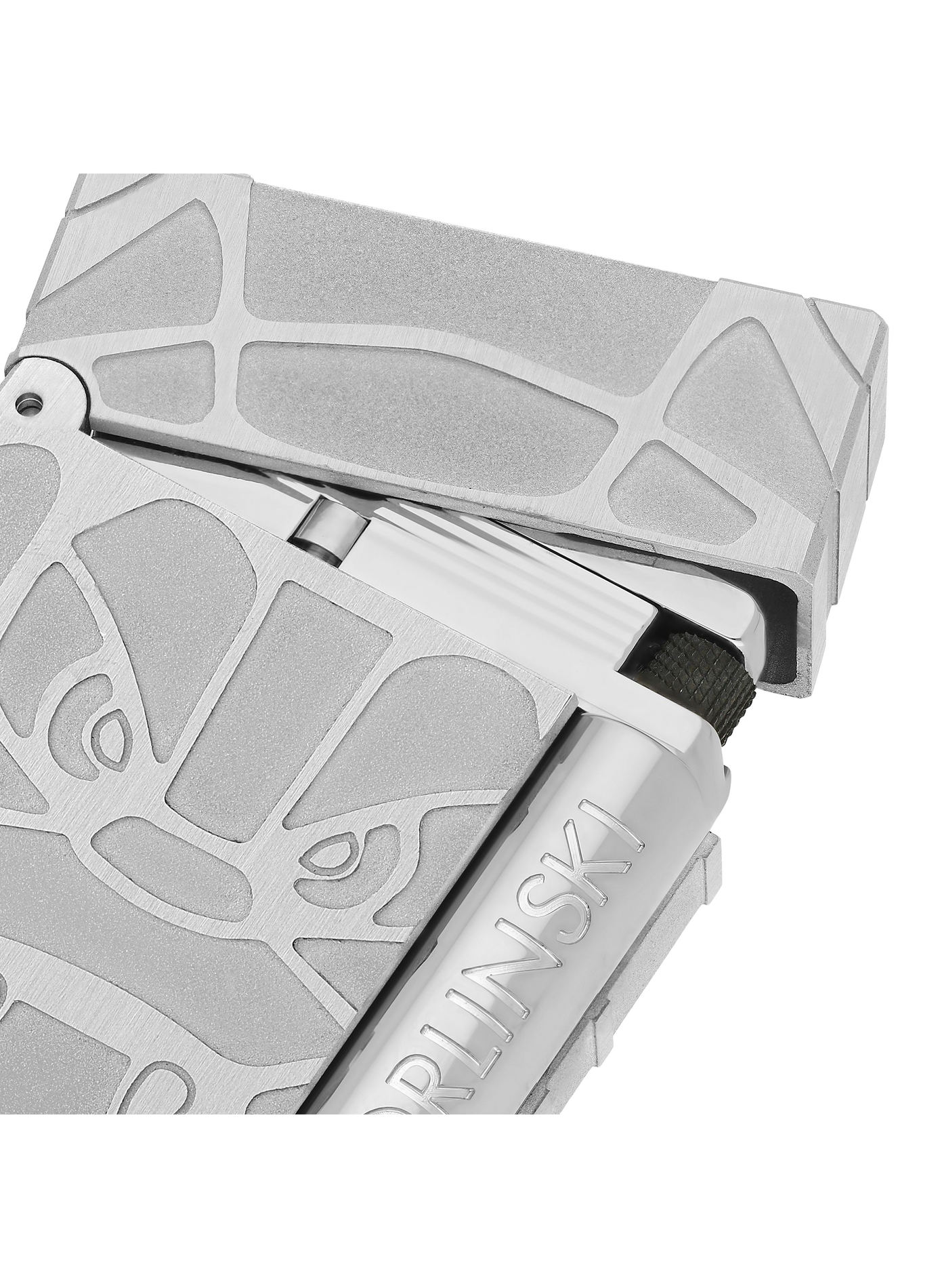 Brushed Lighter Line 2 Orlinski S.T. DUPONT Silver